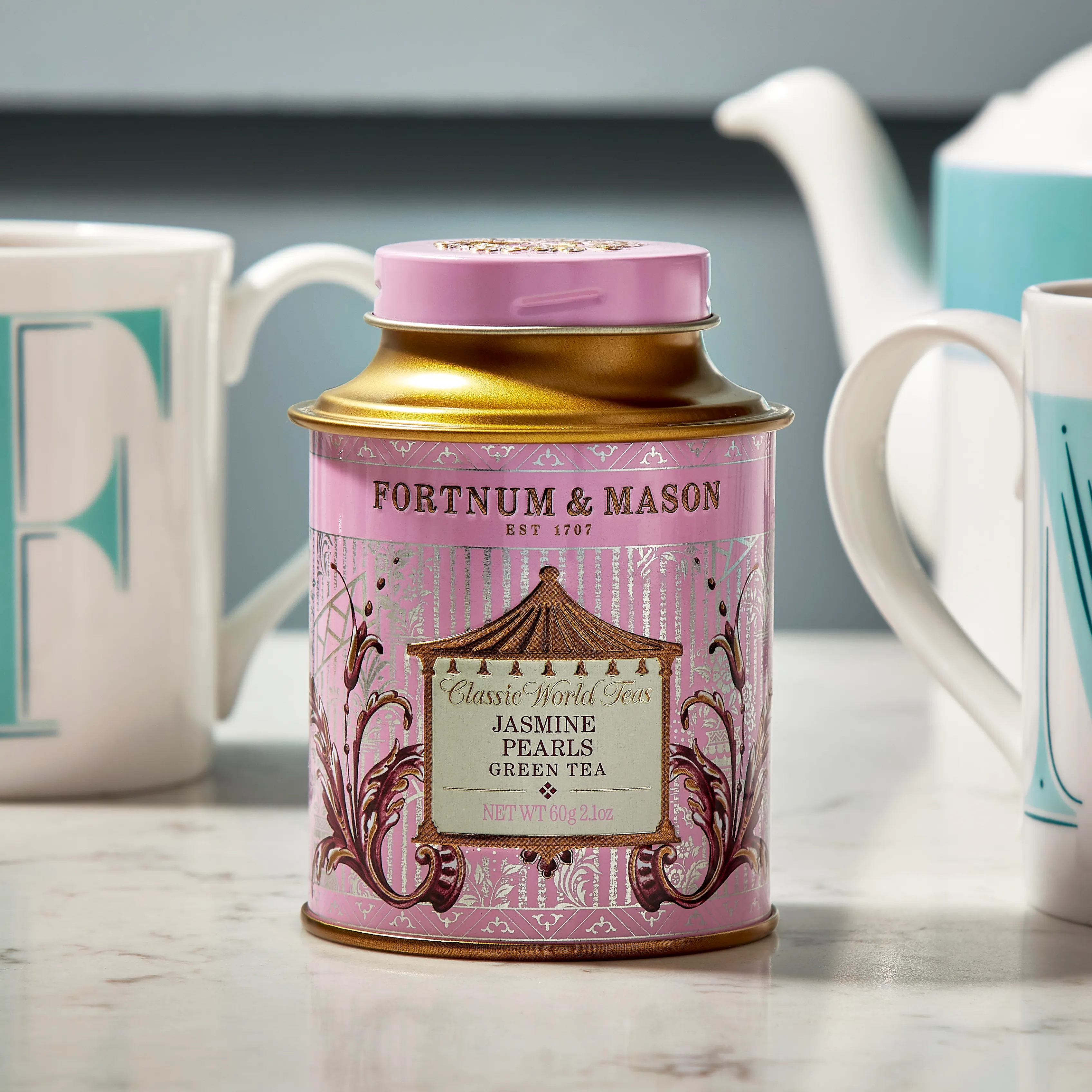 Jasmine Pearls Loose Leaf Tea Tin, 60g 3 Jasmine Pearls Loose Leaf Tea Tin, 60g