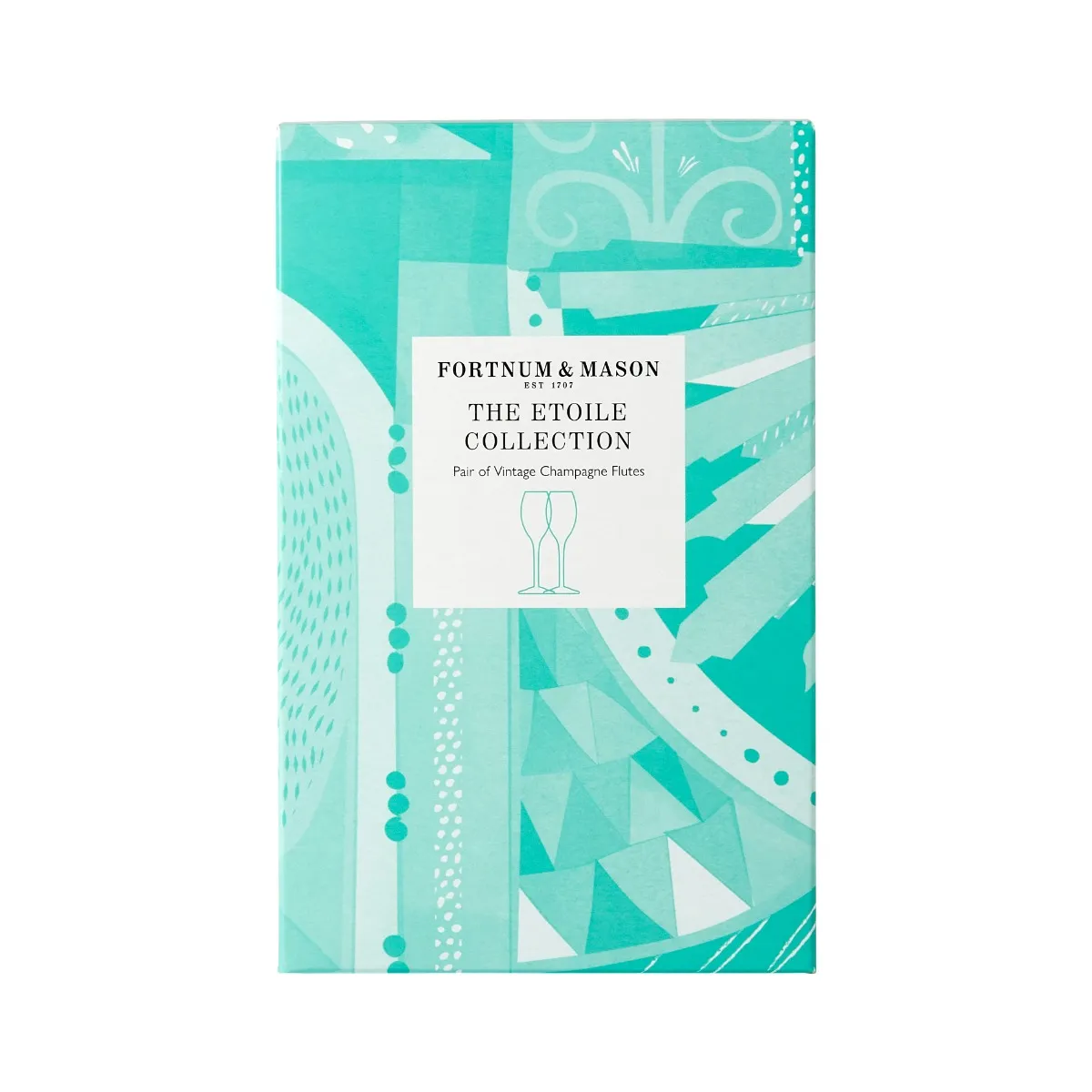 John Jenkins Etoile Pair of Vintage Champagne Flutes 3 John Jenkins Etoile Pair of Vintage Champagne Flutes