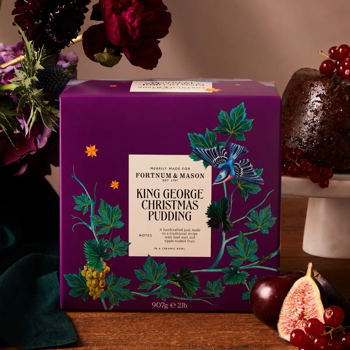 King George Christmas Pudding, 907g 3 King George Christmas Pudding, 907g