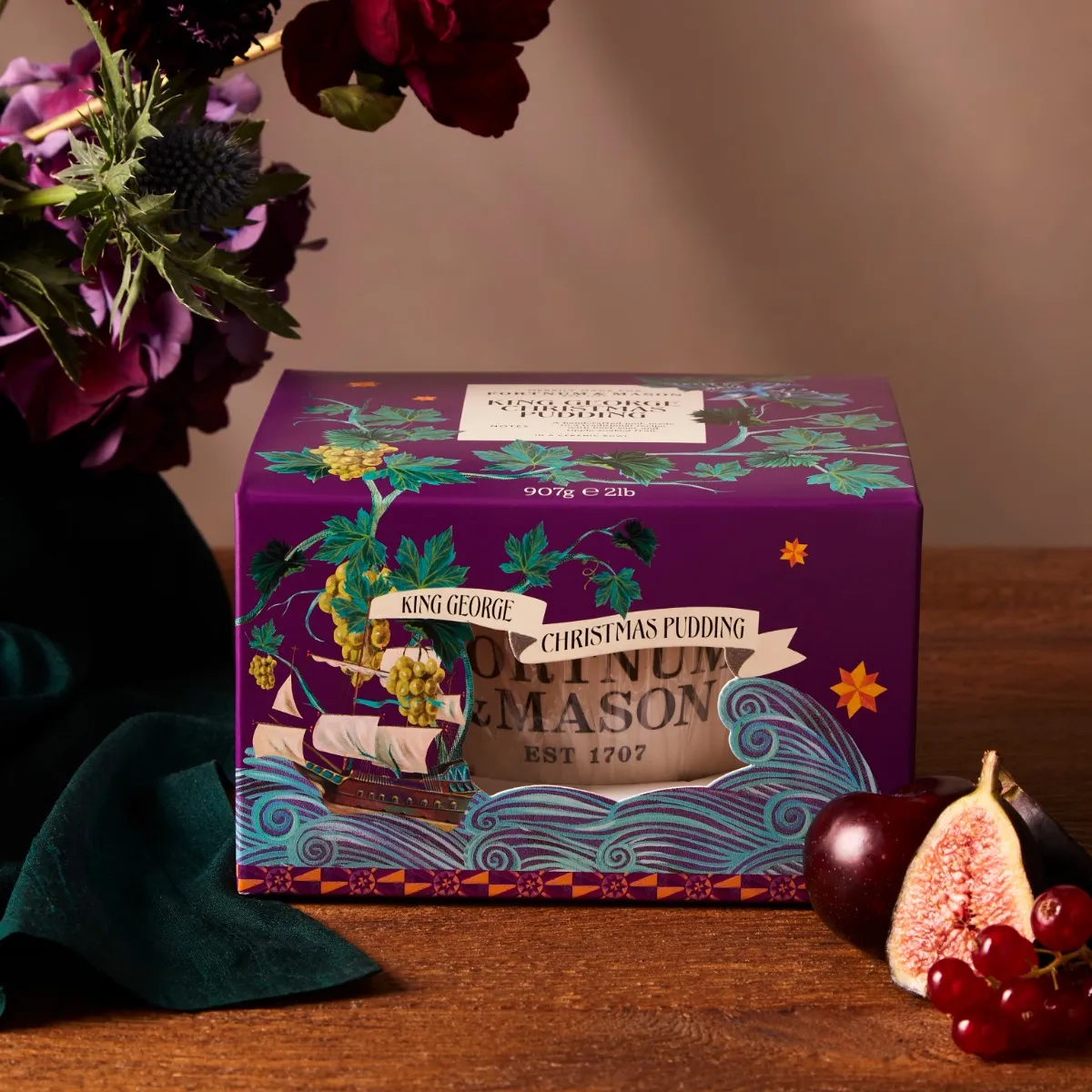 King George Christmas Pudding, 907g 6 King George Christmas Pudding, 907g