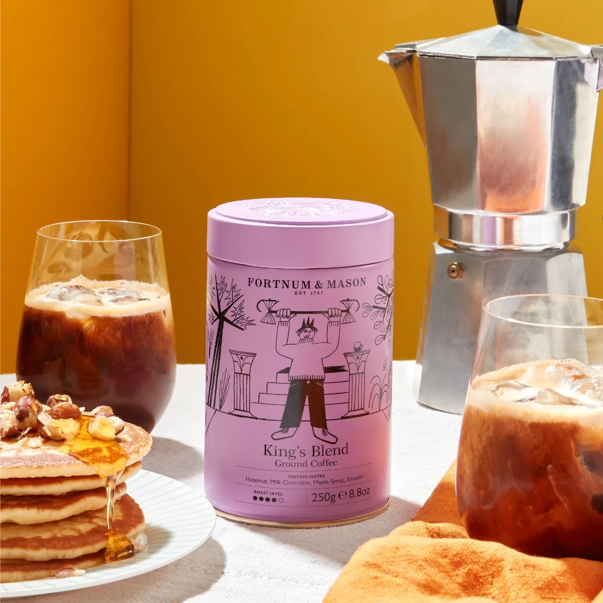 King's Blend Ground Coffee Tin, 250g