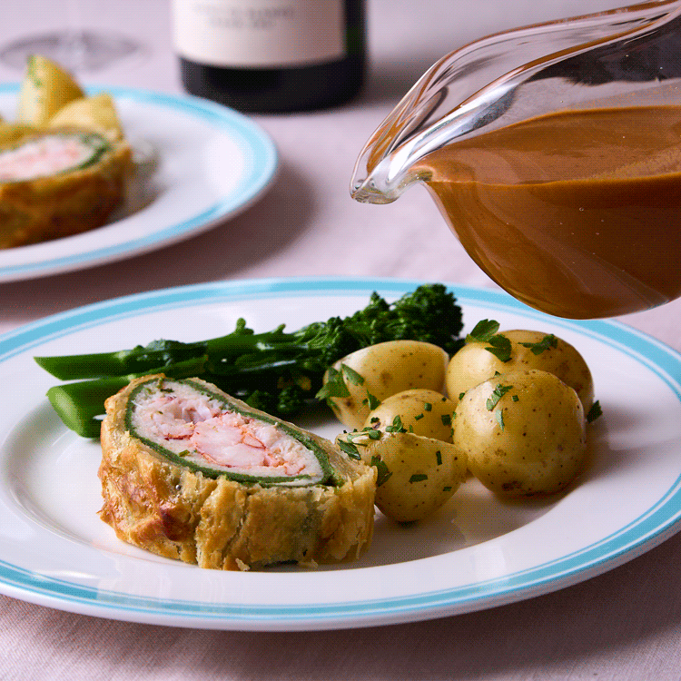 Lobster Wellington for 4