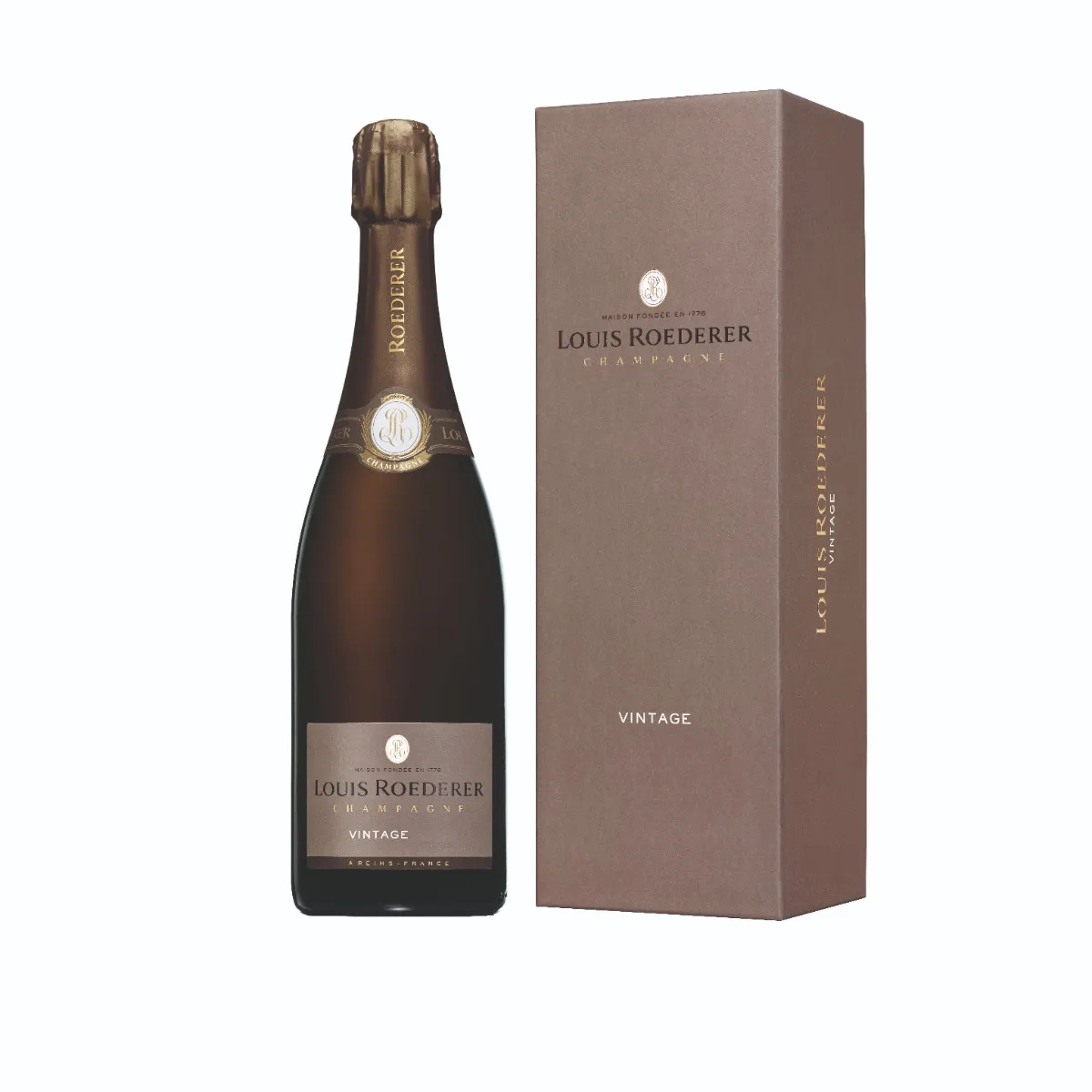 Louis Roederer Brut Vintage Champagne in Gift Box, 75cl