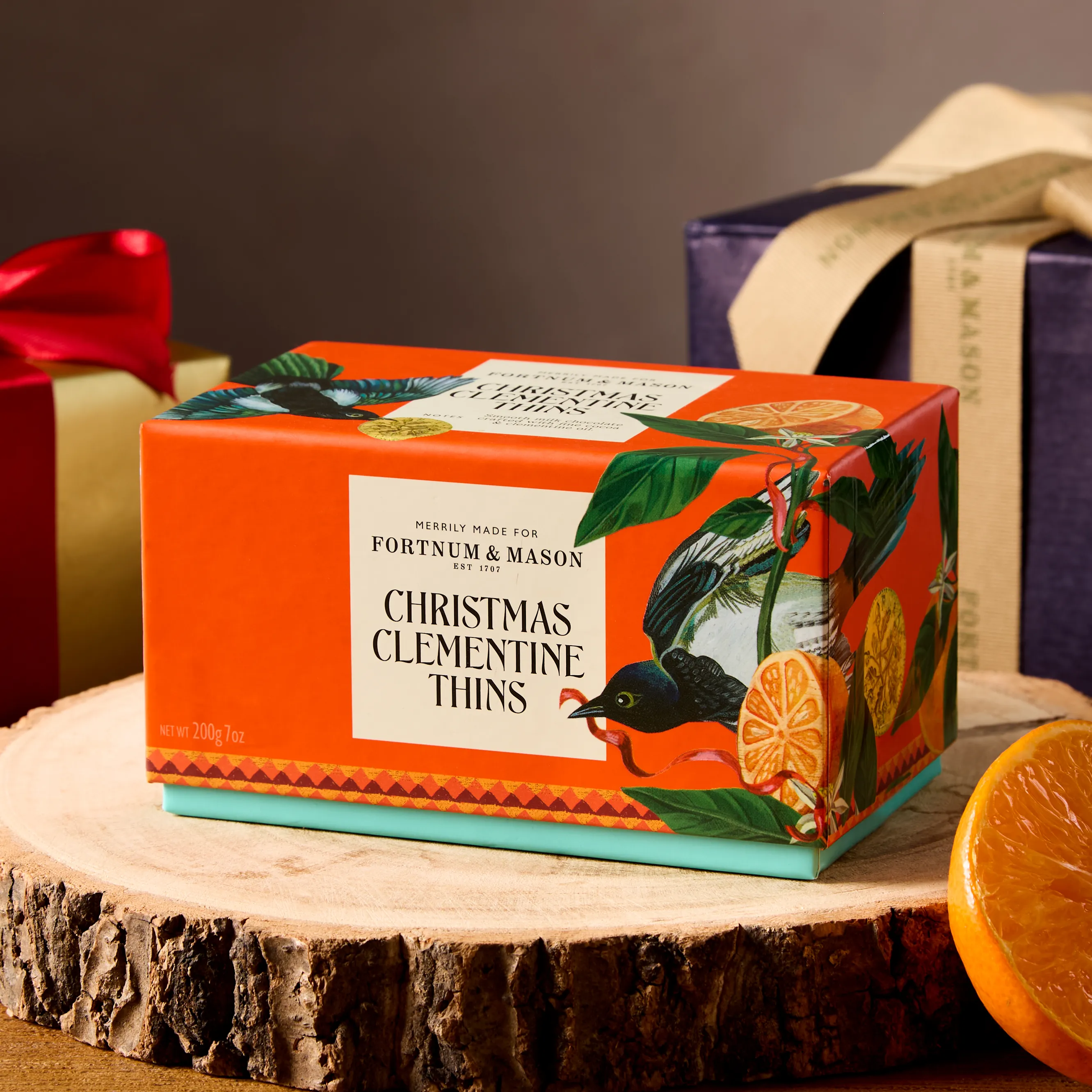 Milk Chocolate Clementine Thins, 200g
