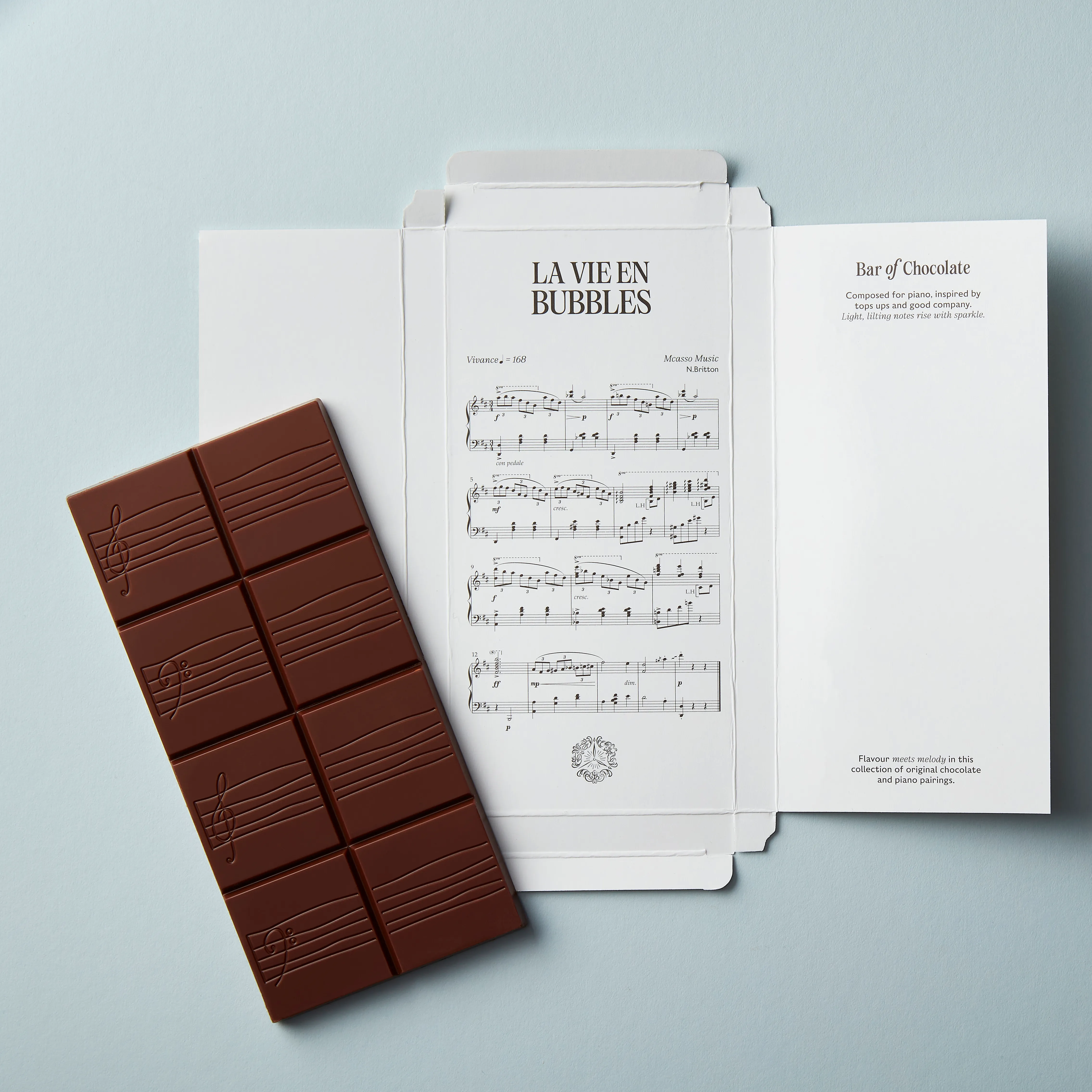 Milk Chocolate Marc de Champagne Filled Bar, 80g