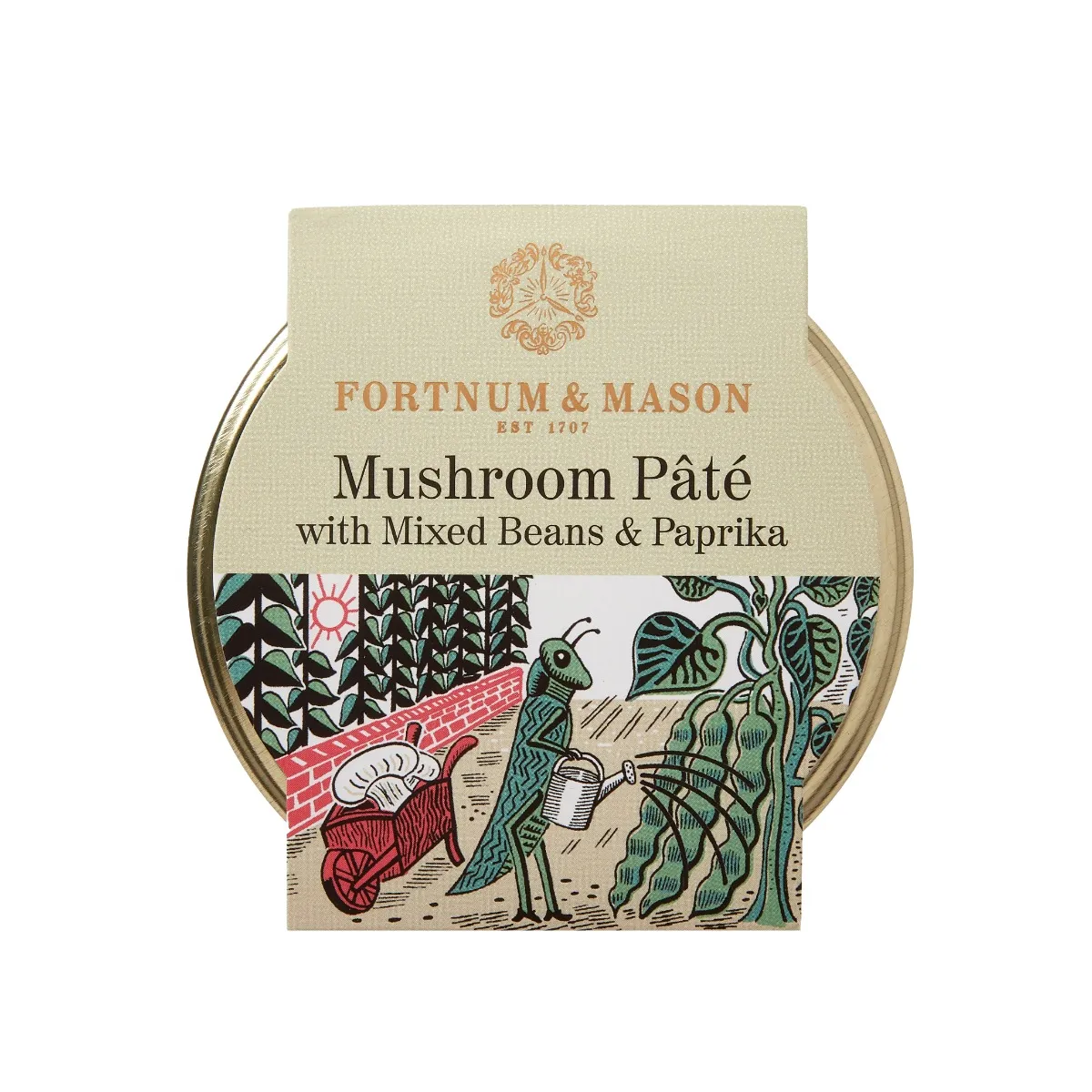 Mushroom Pâté with Mixed Beans & Paprika, 125g