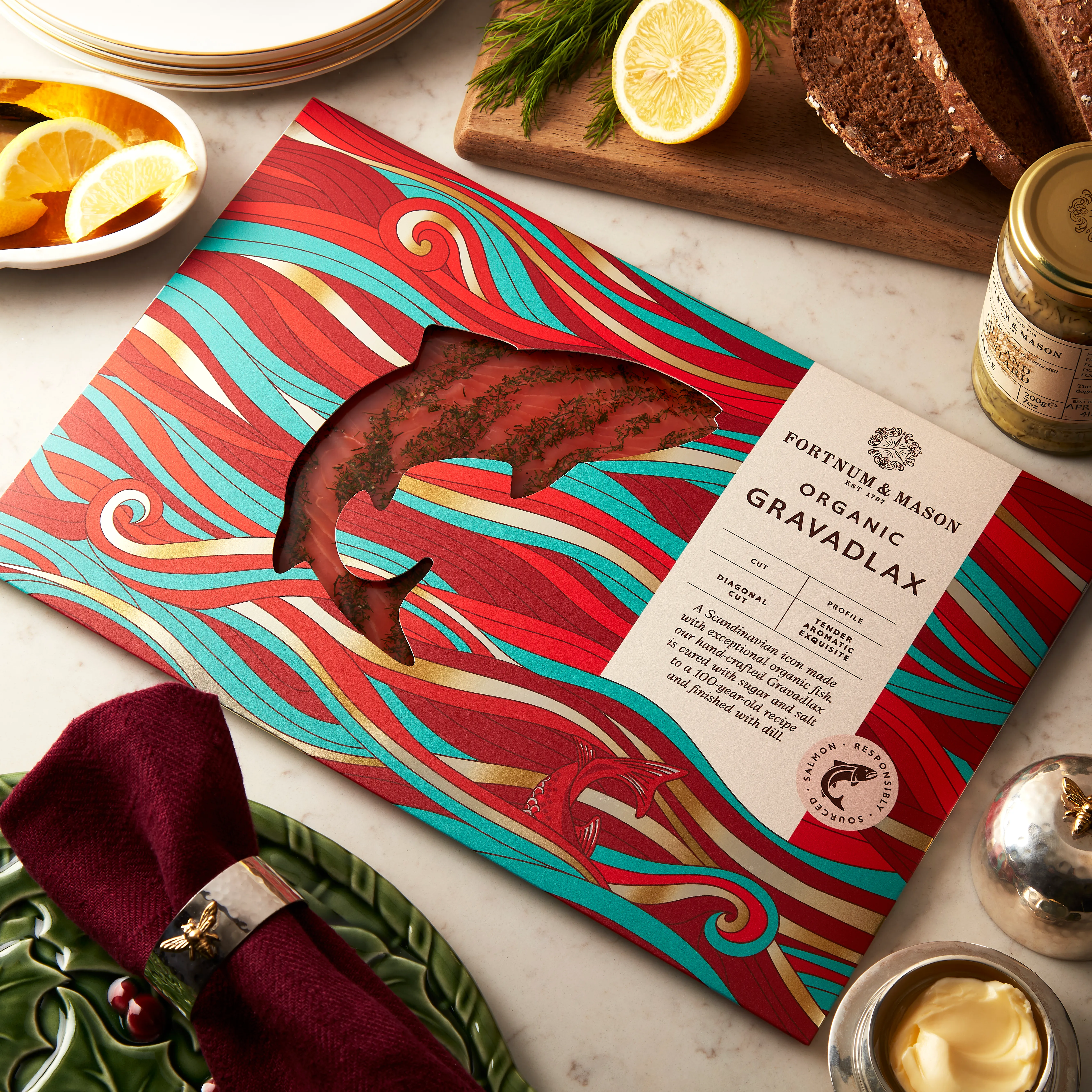 Organic Gravadlax, 200g 3 Organic Gravadlax, 200g