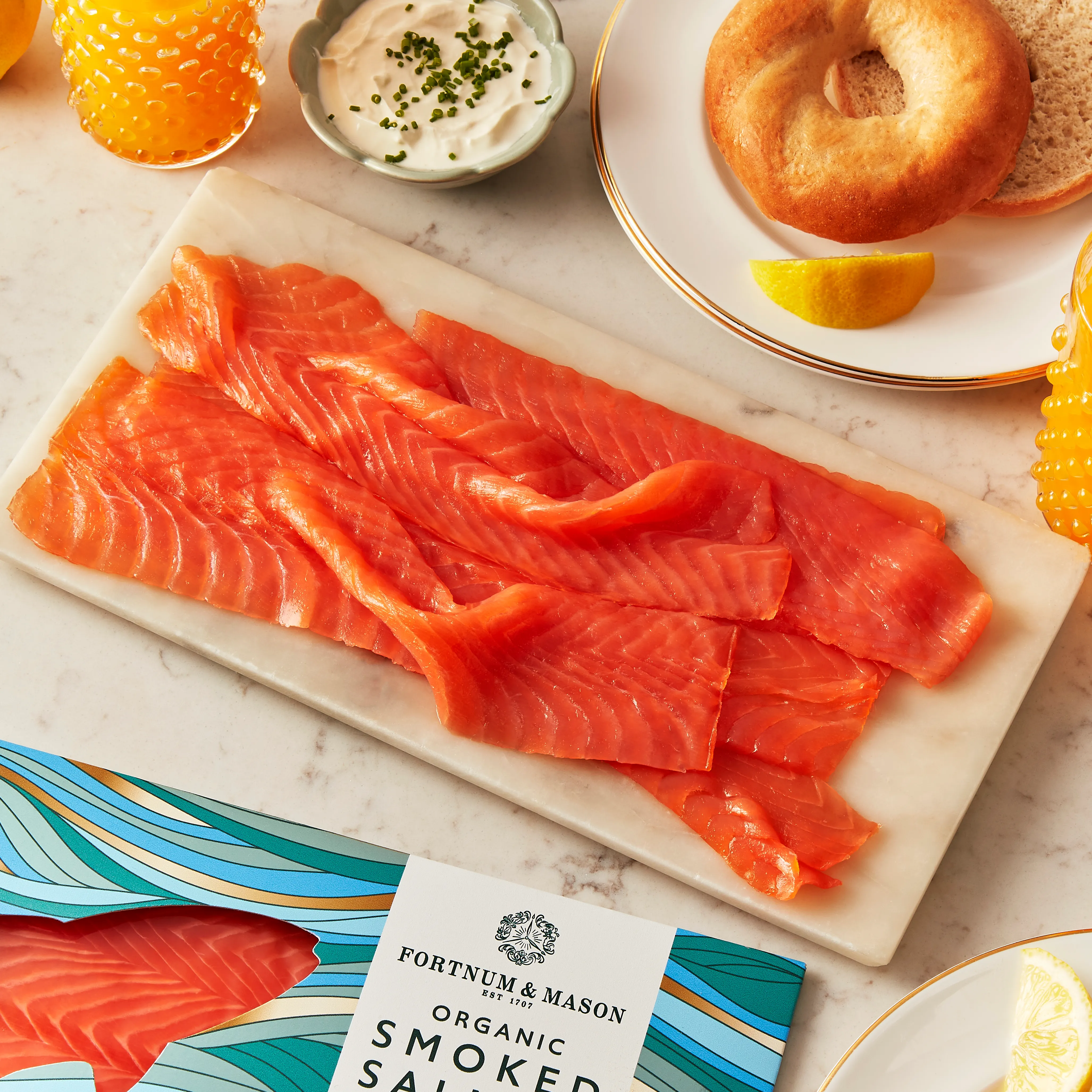 Organic Smoked Salmon Long Slice, 200g 7 Organic Smoked Salmon Long Slice, 200g