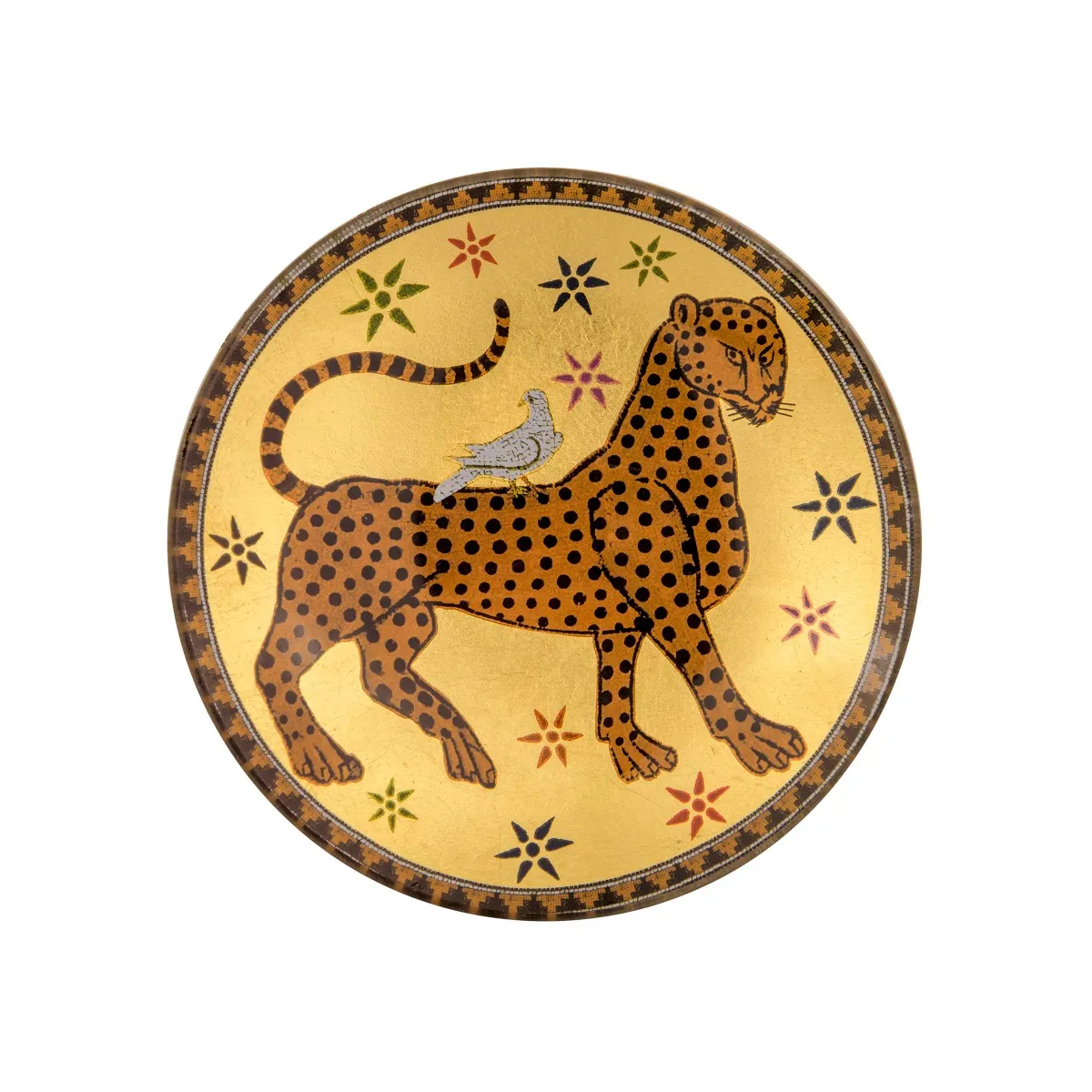 Ortigia Sicilia Ambra Nera Glass Plate & Soap Set 3 Ortigia Sicilia Ambra Nera Glass Plate & Soap Set