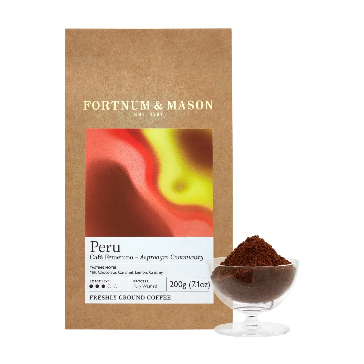 Peru Asproagro Ground Coffee, 200g 3 Peru Asproagro Ground Coffee, 200g