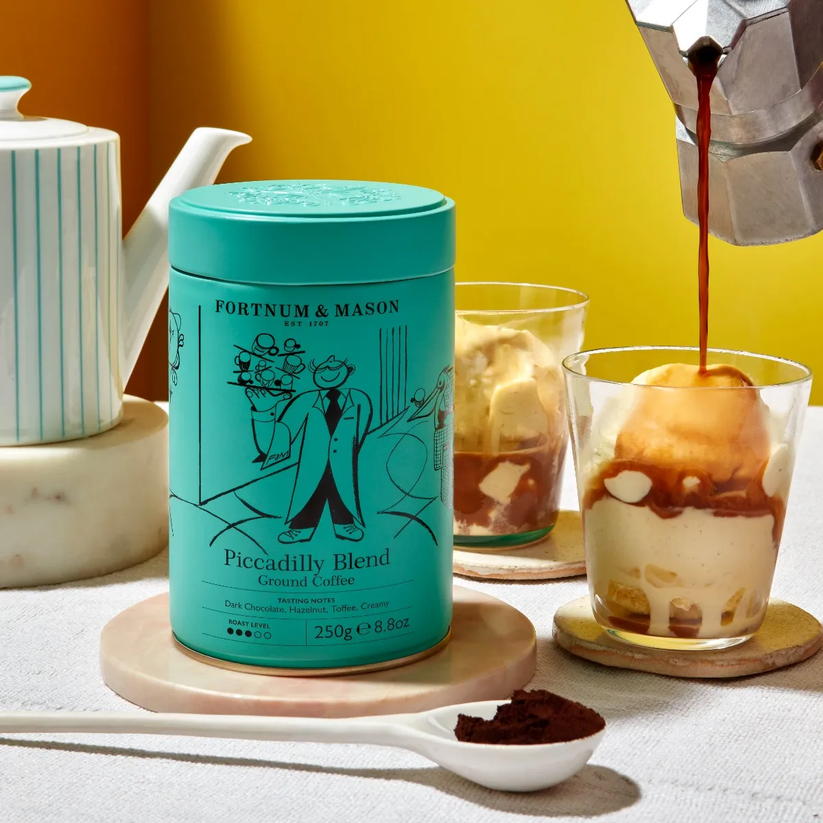 Piccadilly Blend Ground Coffee Tin, 250g 4 Piccadilly Blend Ground Coffee Tin, 250g