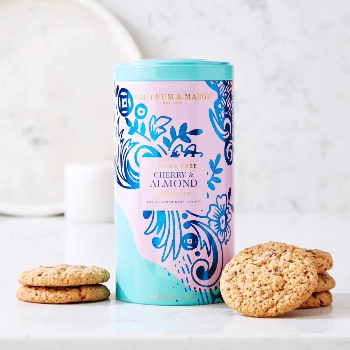 Piccadilly Cherry & Almond Gluten-Free & Vegan Biscuits, 200g