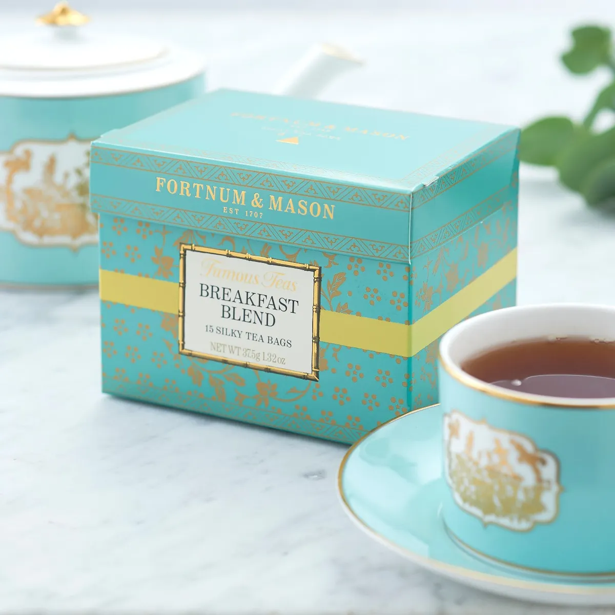 Breakfast Blend, 15 Whole Leaf Silky Tea Bags, 37.5g