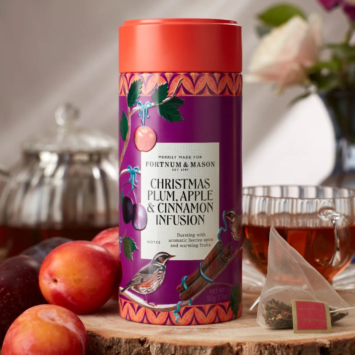 Christmas Plum, Apple & Cinnamon Infusion, 50g
