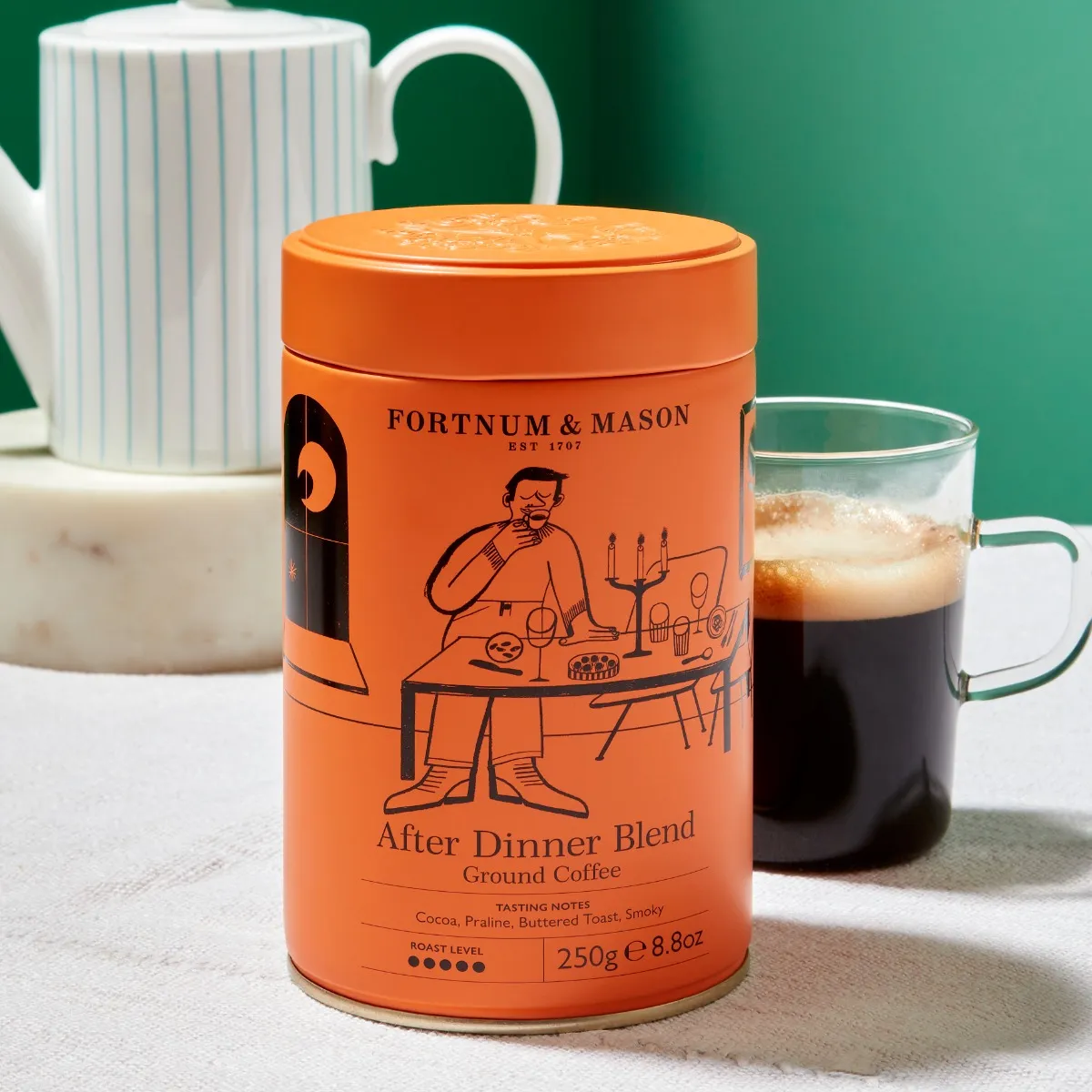 After Dinner Blend Ground Coffee Tin, 250g