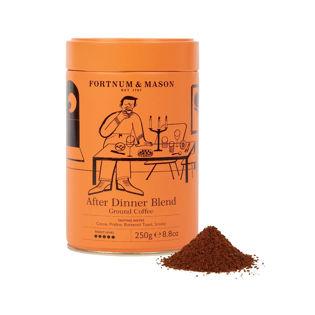 After Dinner Blend Ground Coffee Tin, 250g 4 After Dinner Blend Ground Coffee Tin, 250g