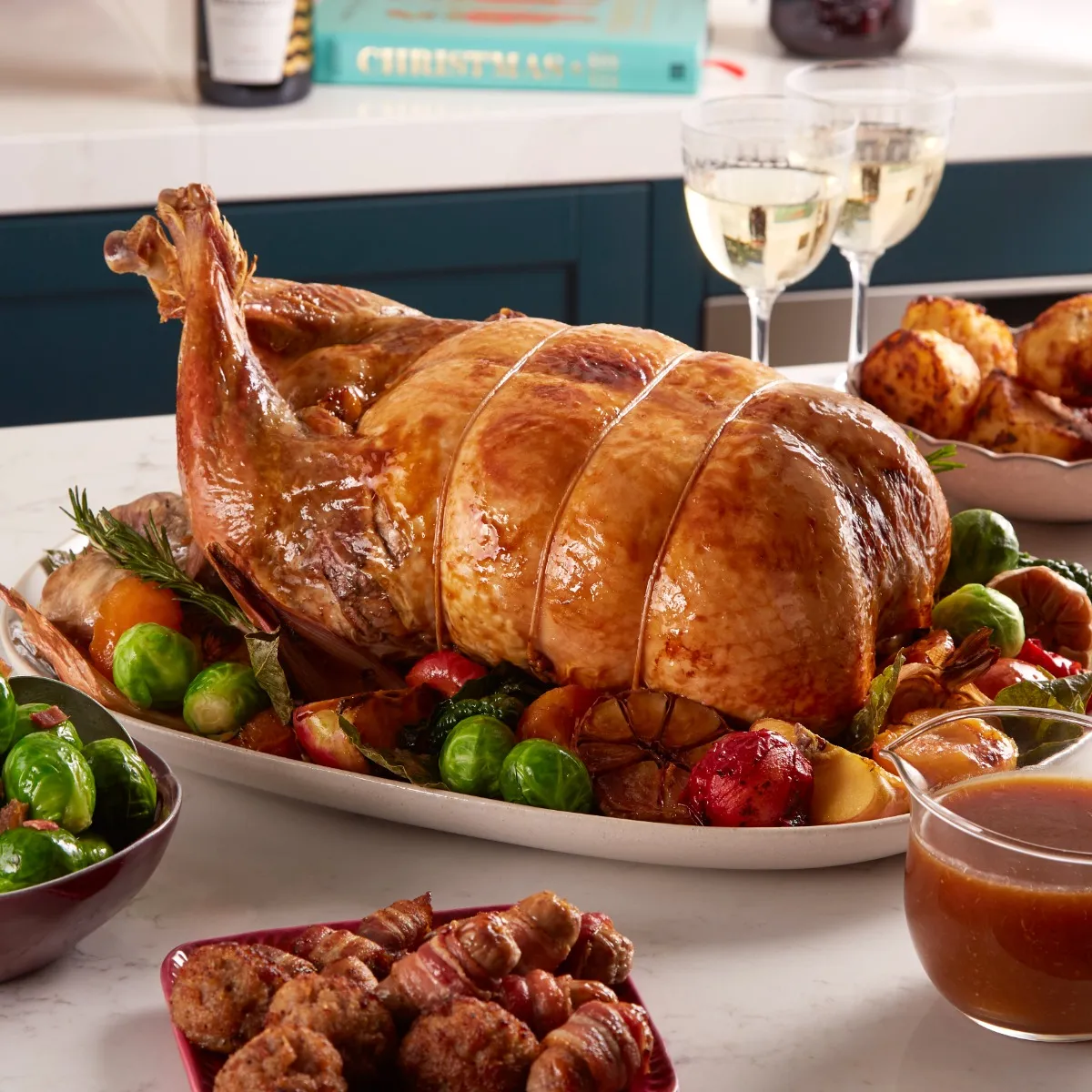 Six Bird Roast with Spiced Apple and Apricot Stuffing, 6kg