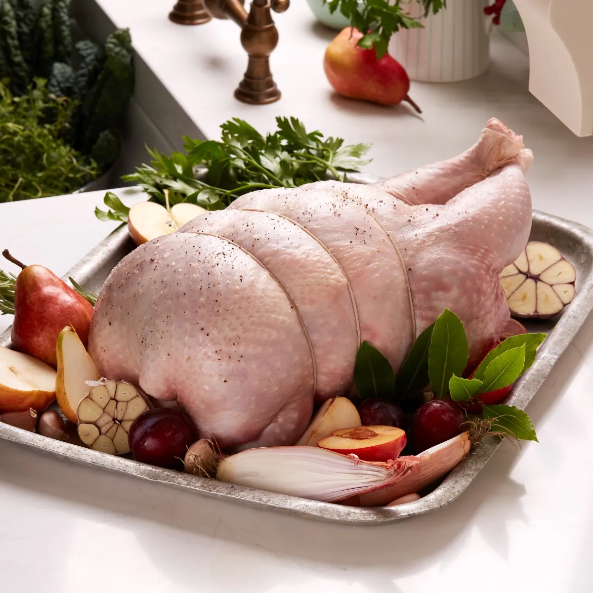 Six Bird Roast with Spiced Apple and Apricot Stuffing, 6kg