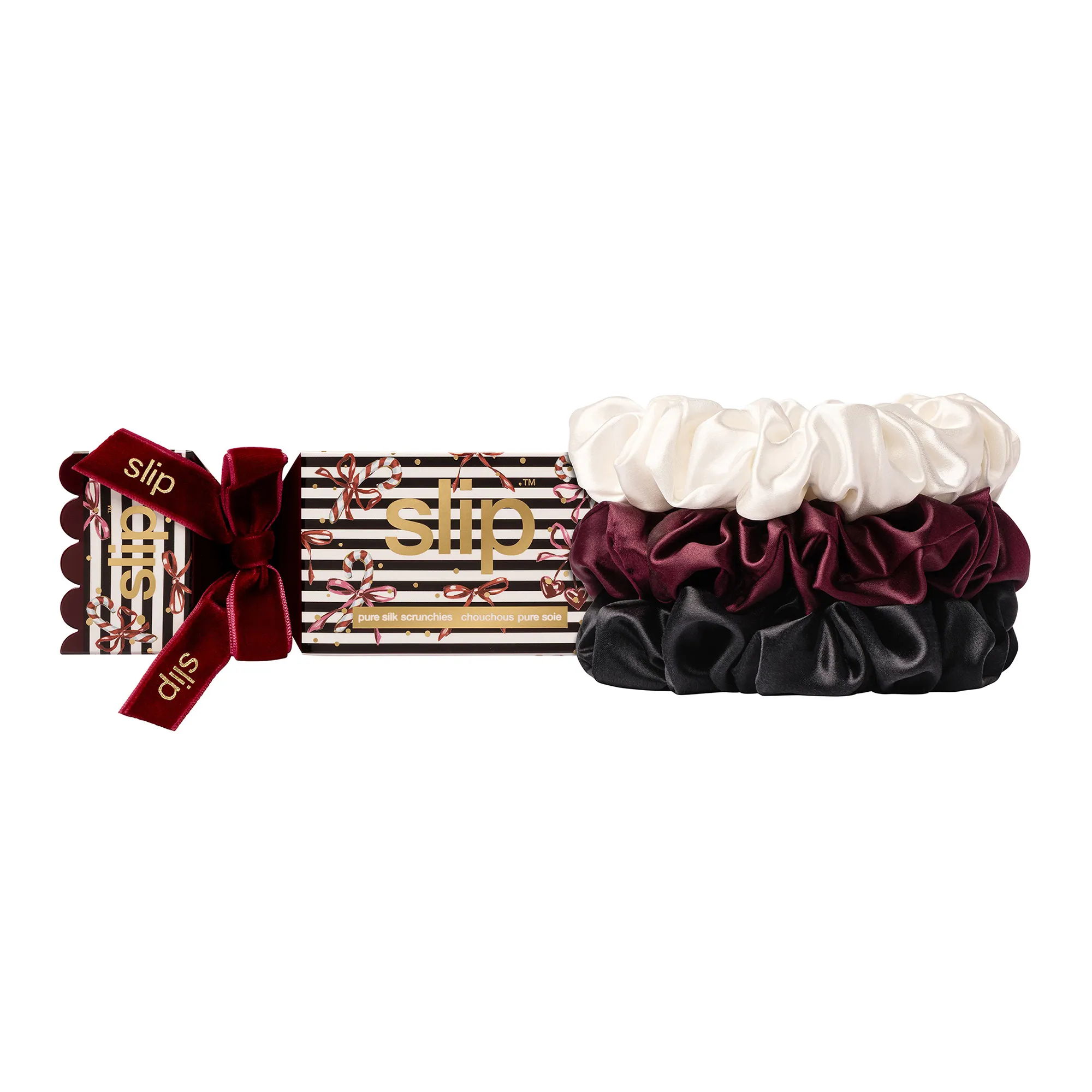 Slip® Large Scrunchie Cracker, Sugar Plum