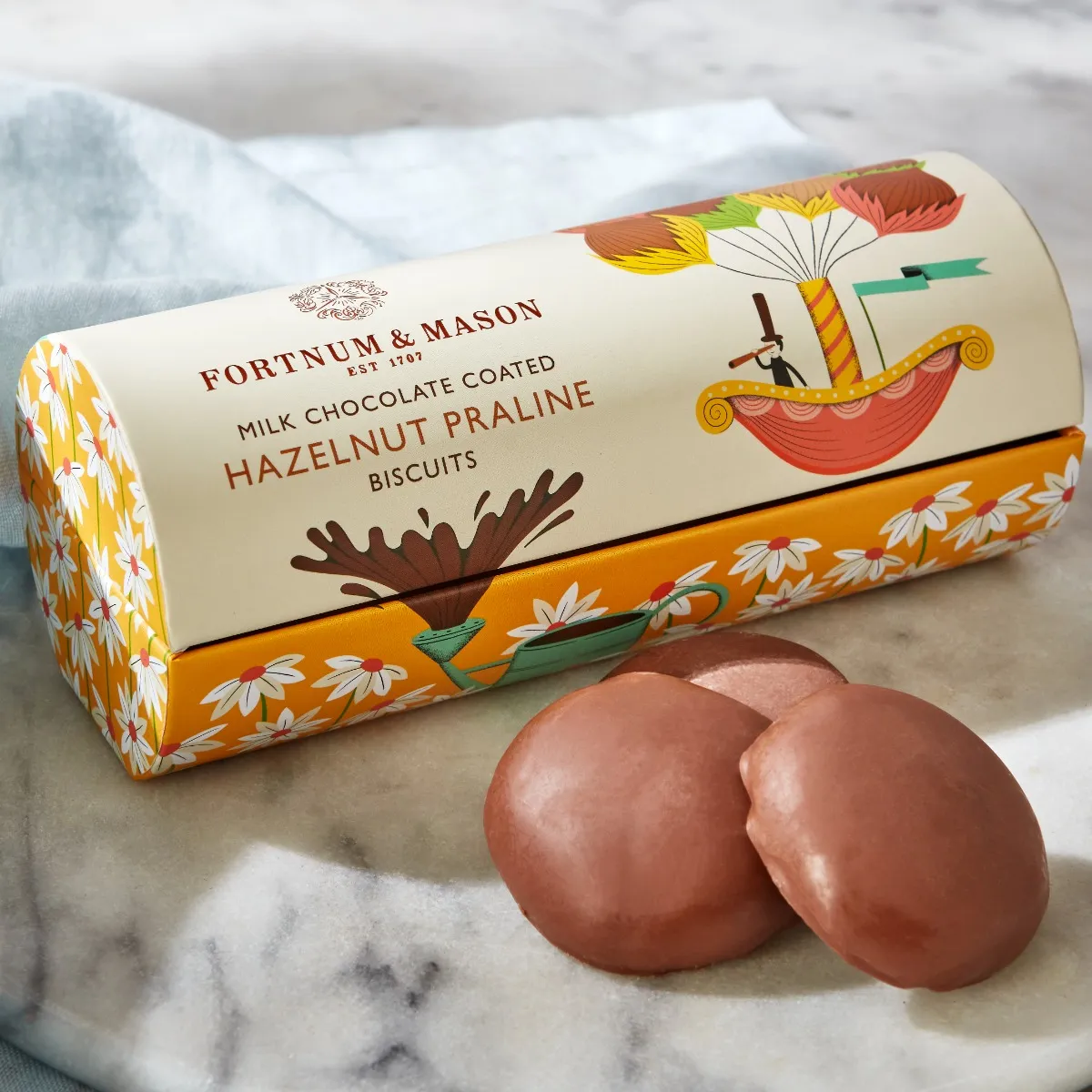 Milk Chocolate Coated Praline Biscuits, 180g