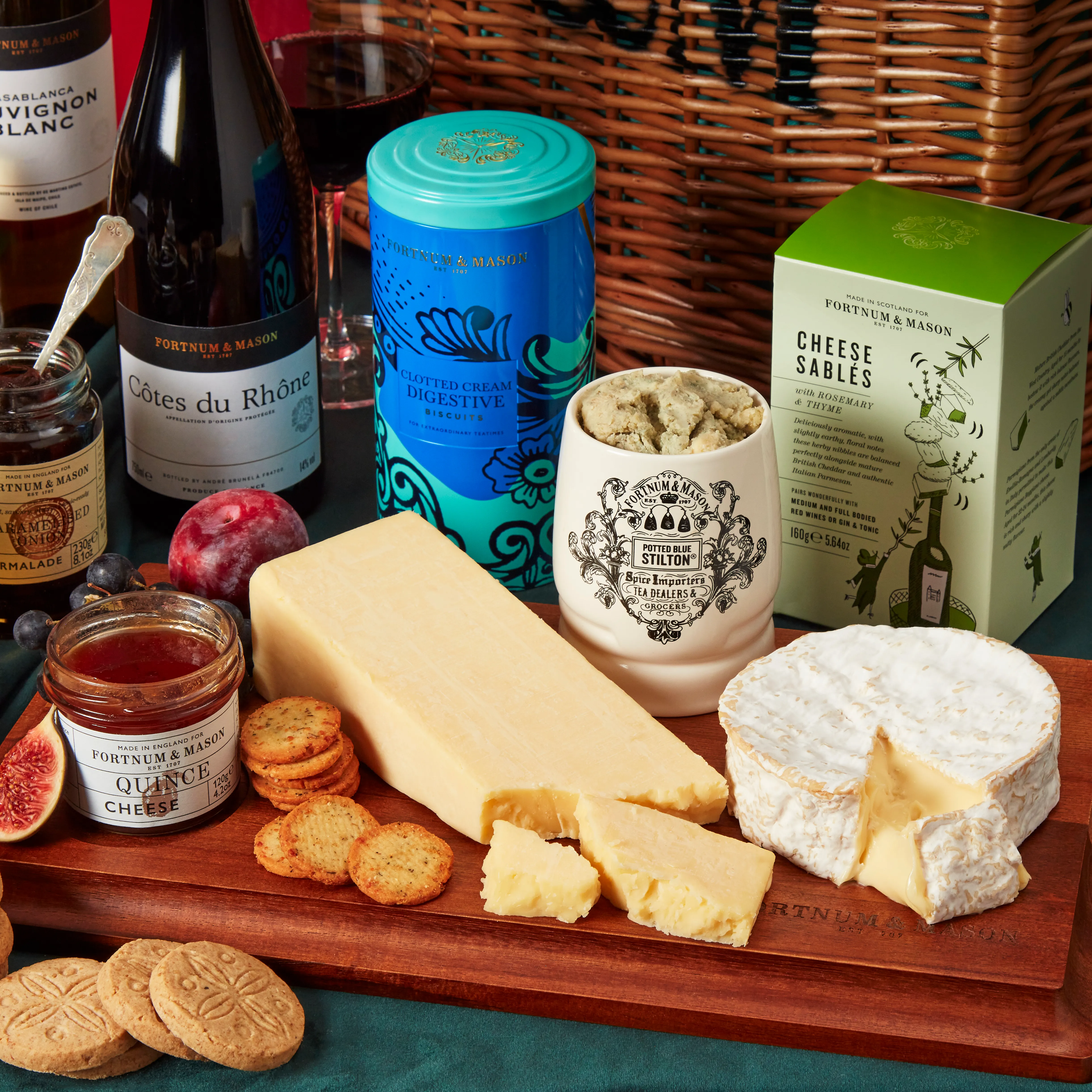 The Cheese & Wine Hamper 3 The Cheese & Wine Hamper