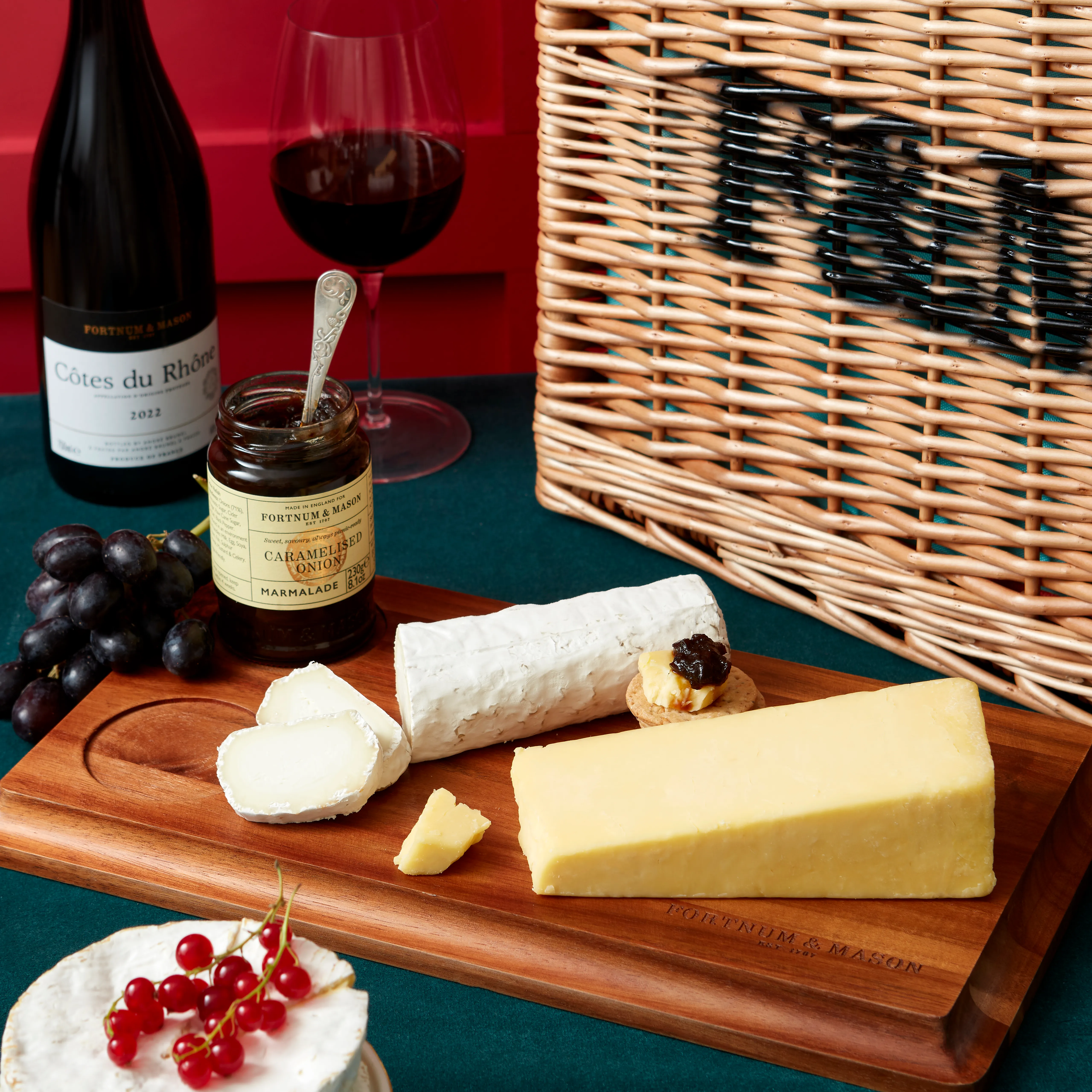 The Cheese & Wine Hamper 8 The Cheese & Wine Hamper