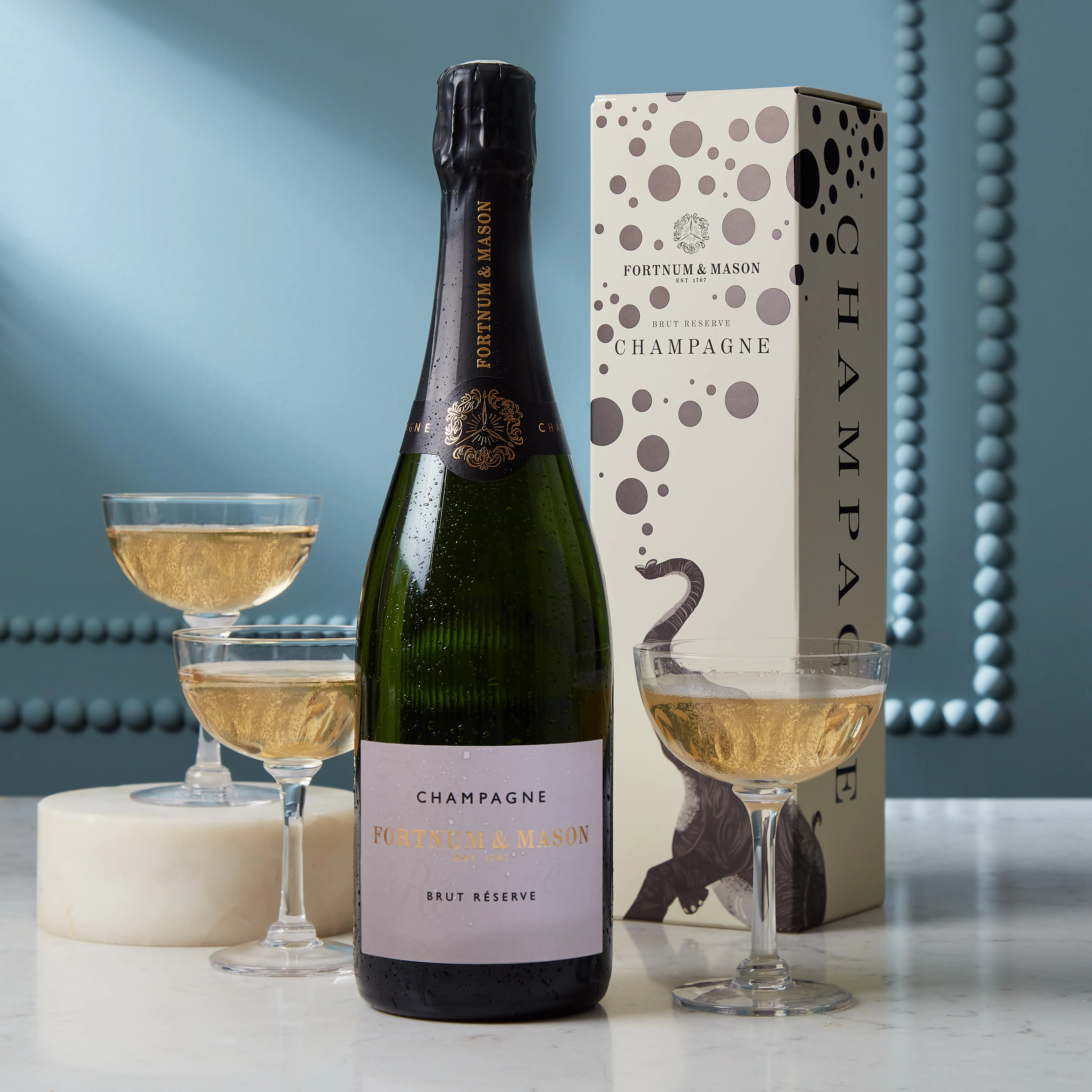 Fortnum's Brut Réserve Champagne Gift Box, Louis Roederer, 75cl