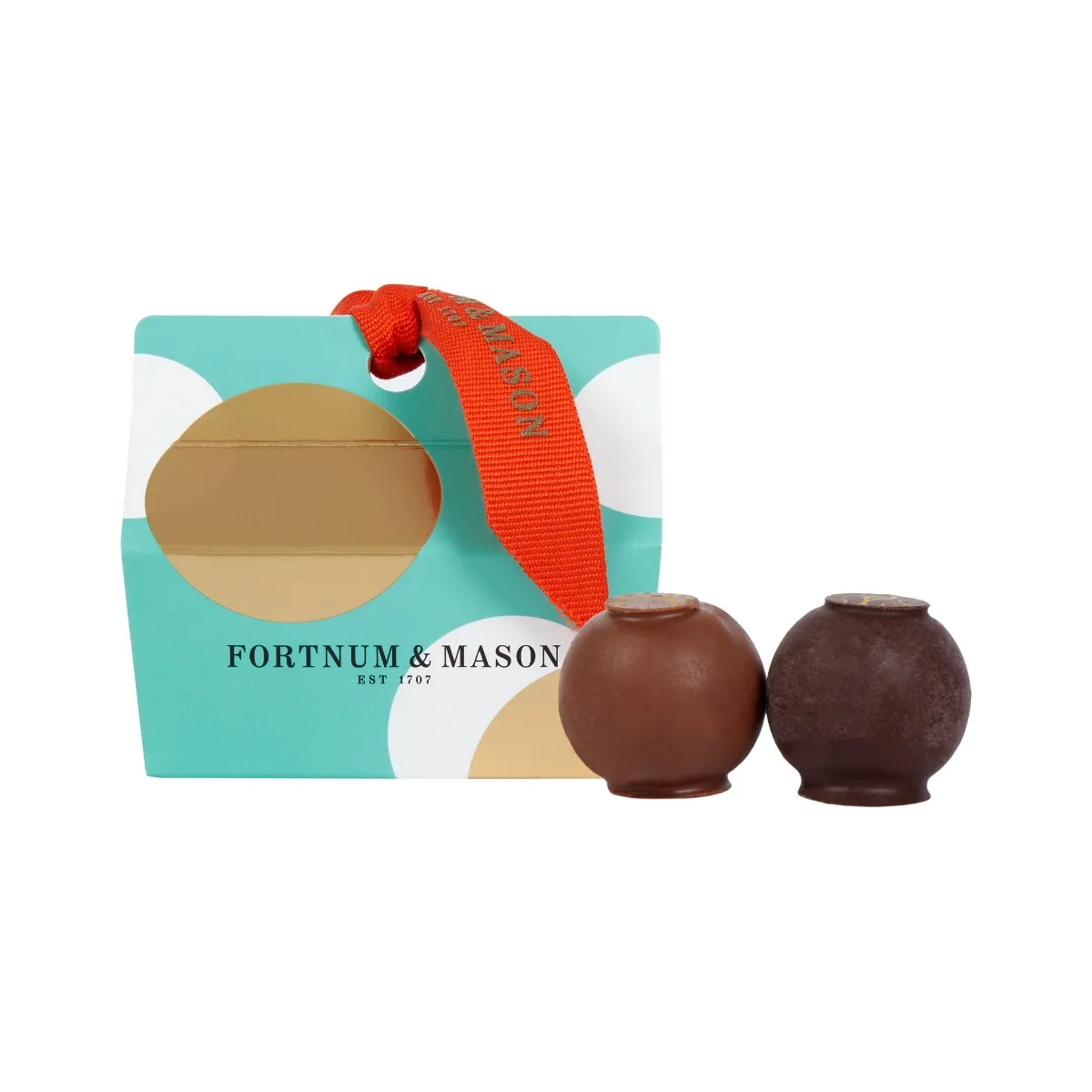 Two Milk & Dark Salted Caramel Truffles Ballotin, 24g