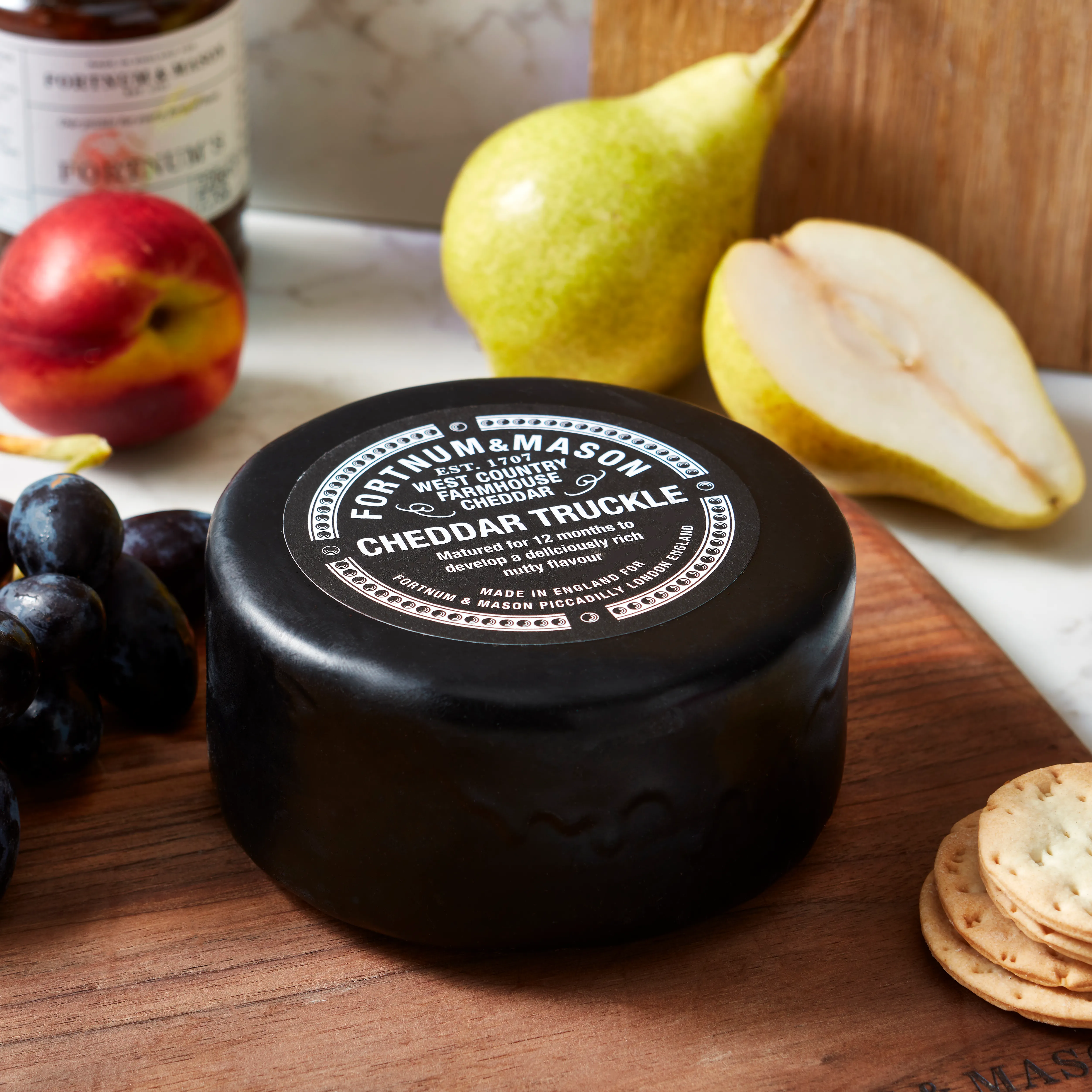 Waxed Cheddar Truckle, 400g 3 Waxed Cheddar Truckle, 400g