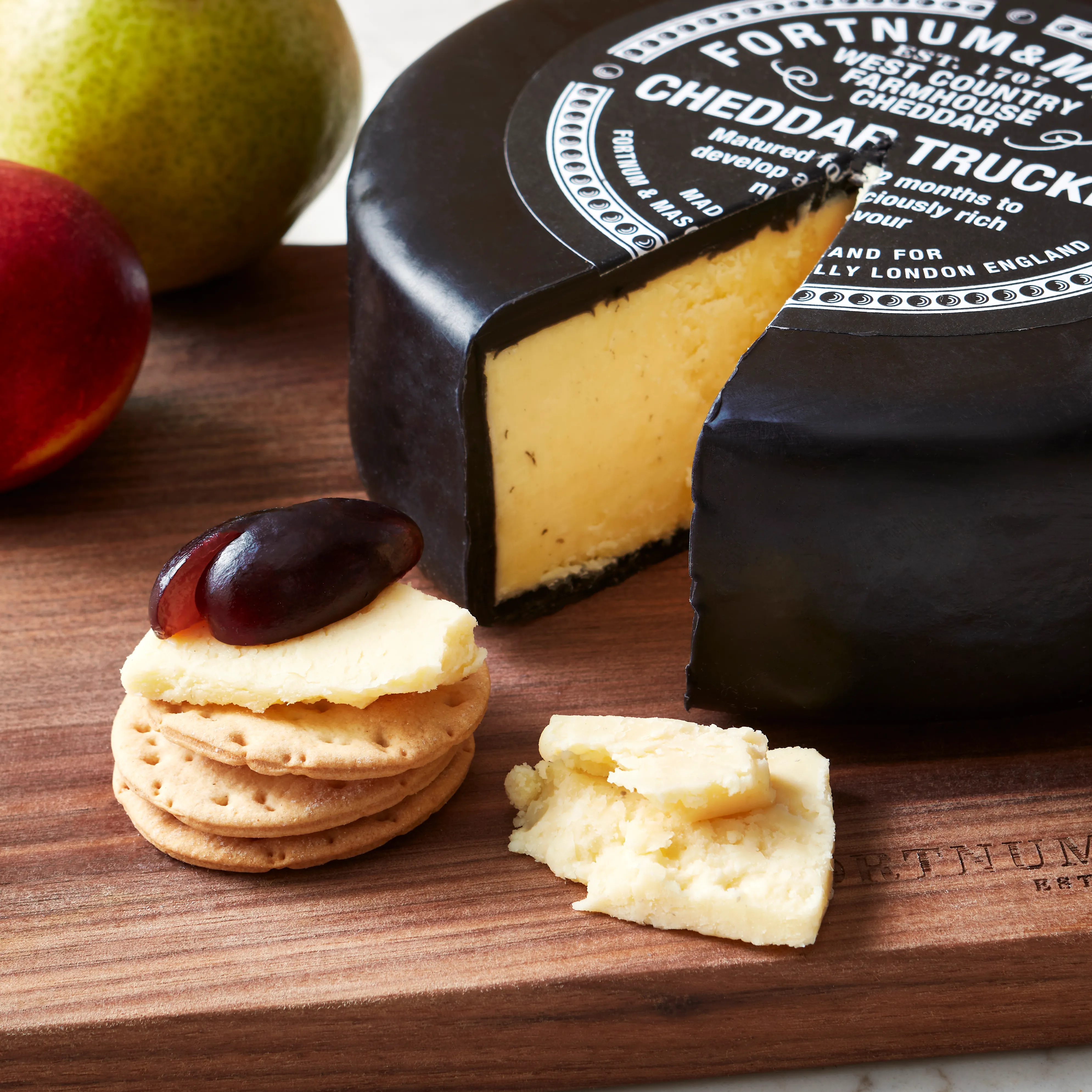 Waxed Cheddar Truckle, 900g 3 Waxed Cheddar Truckle, 900g