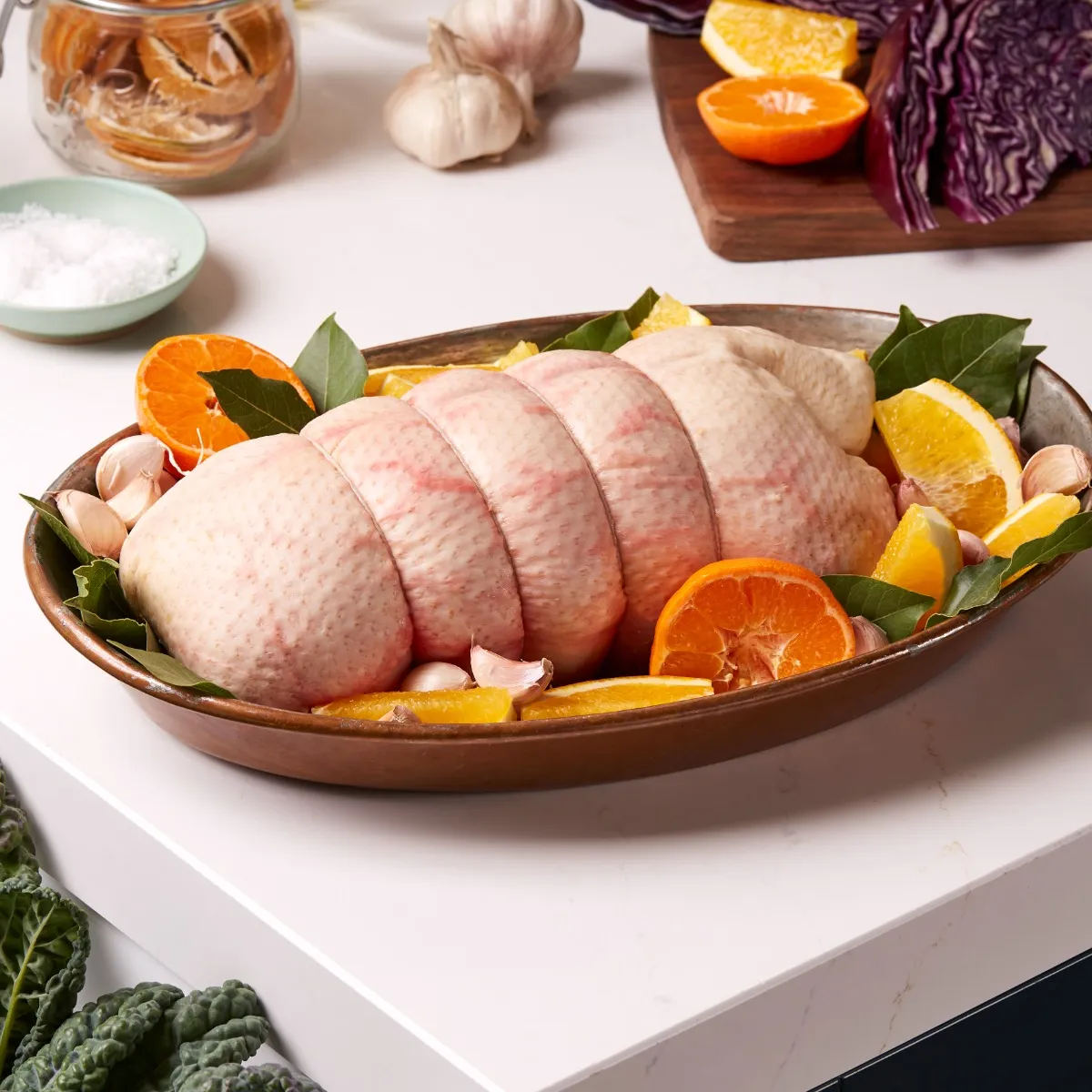Whole Stuffed Duck with Rum, Cranberry & Orange, 1.8kg 4 Whole Stuffed Duck with Rum, Cranberry & Orange, 1.8kg