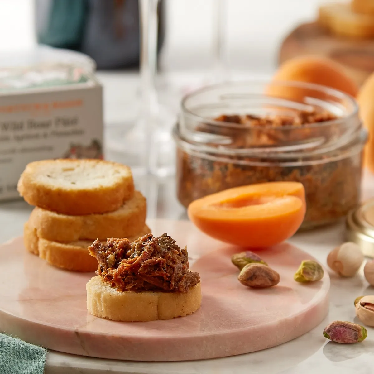 Wild Boar Pâté with Apricot & Pistachio, 125g