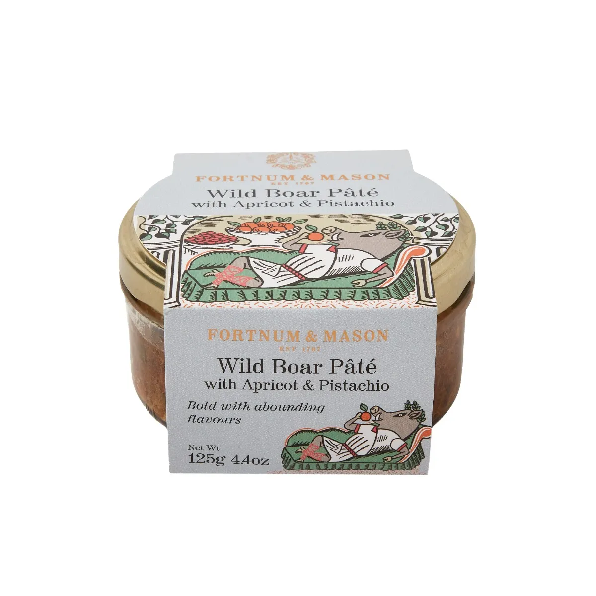 Wild Boar Pâté with Apricot & Pistachio, 125g 3 Wild Boar Pâté with Apricot & Pistachio, 125g