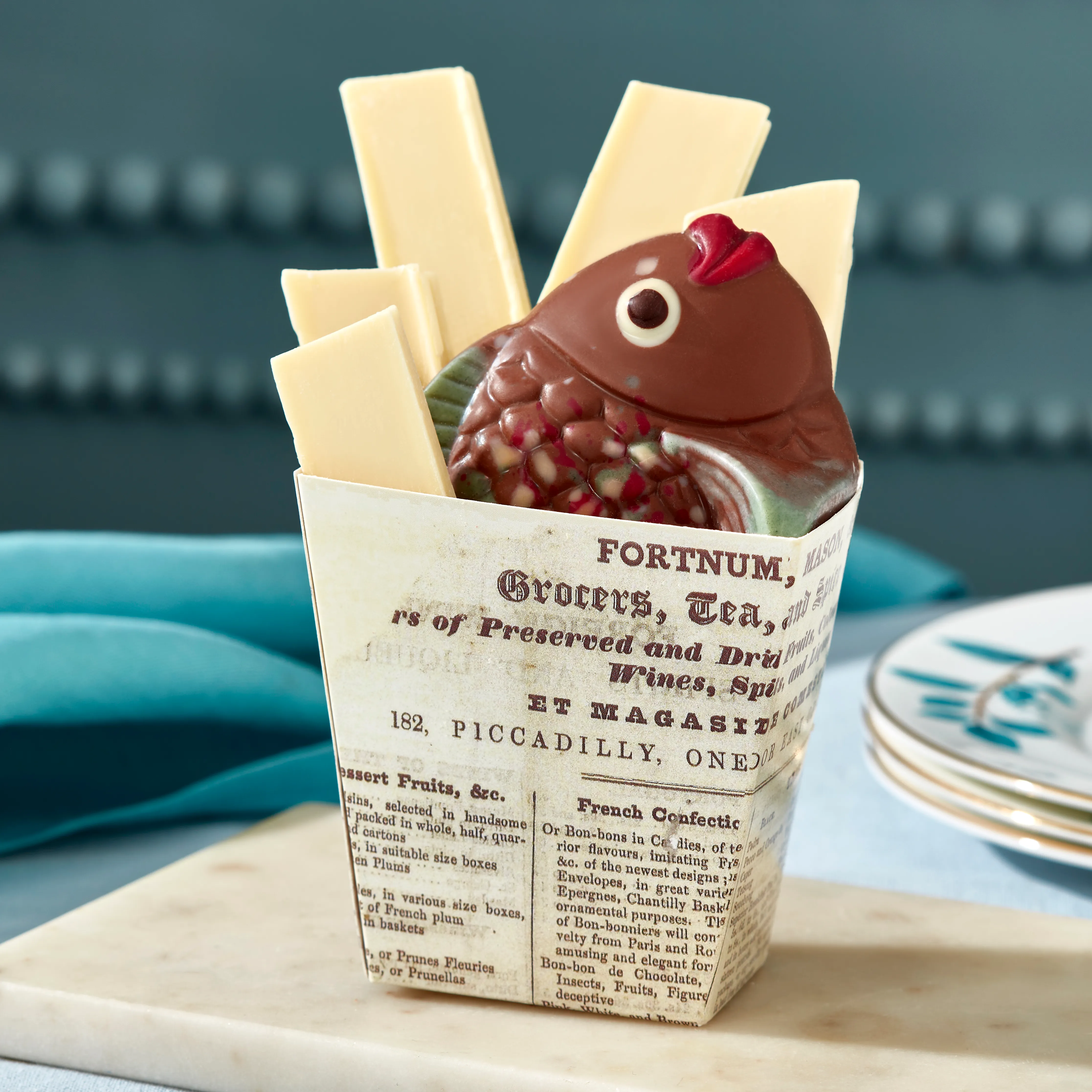 Chocolate Fish & Chips 6 Chocolate Fish & Chips