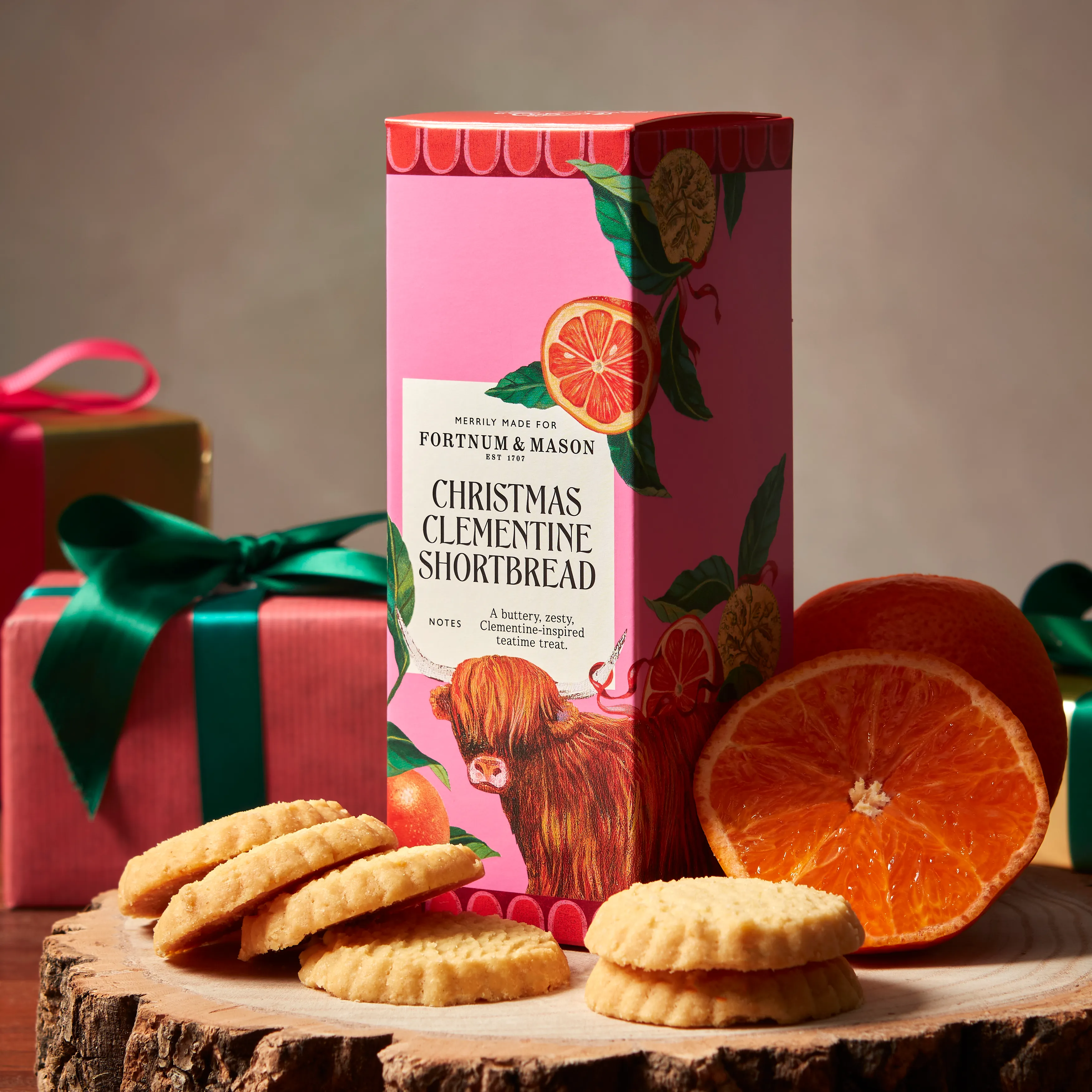 Christmas Clementine Shortbread, 125g