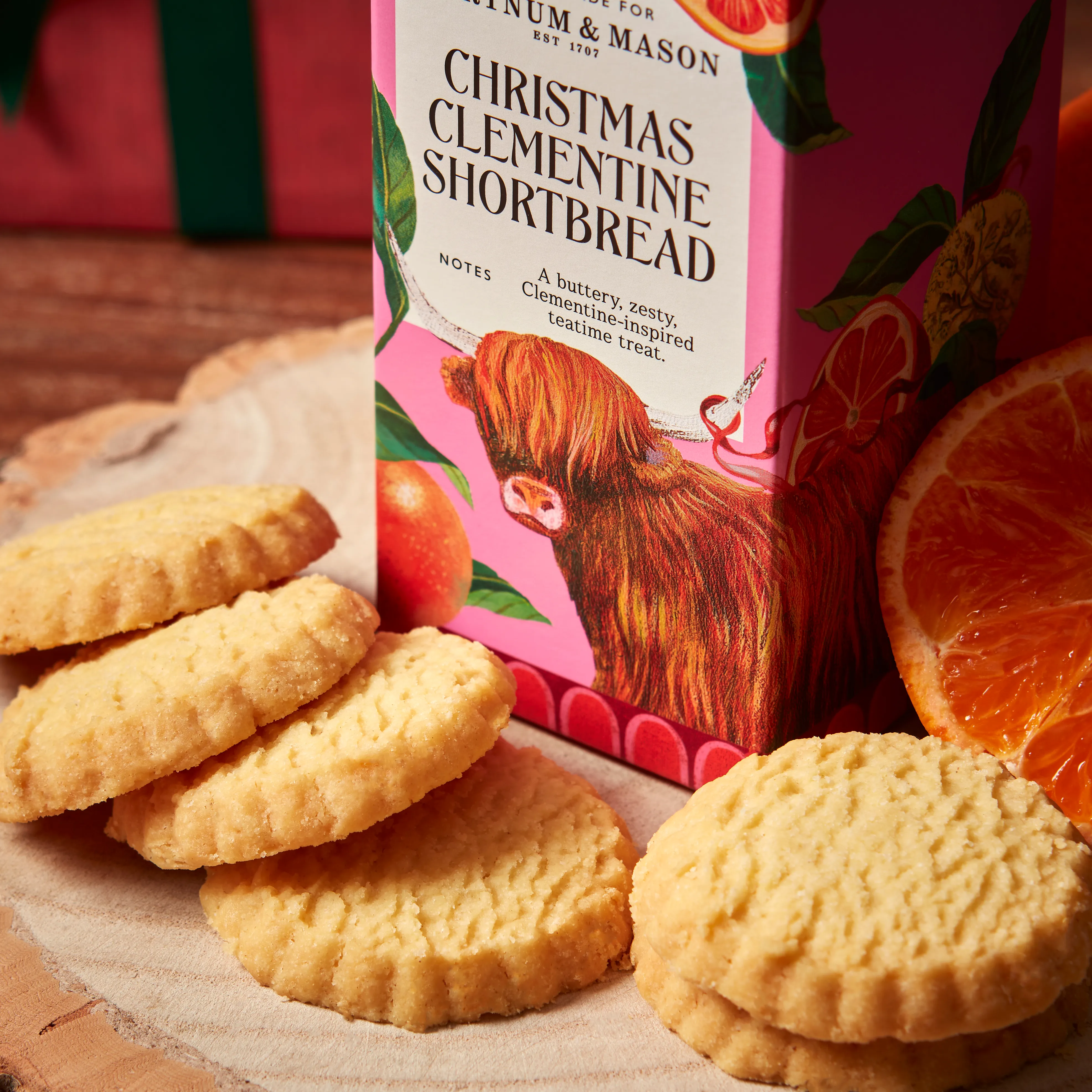 Christmas Clementine Shortbread, 125g