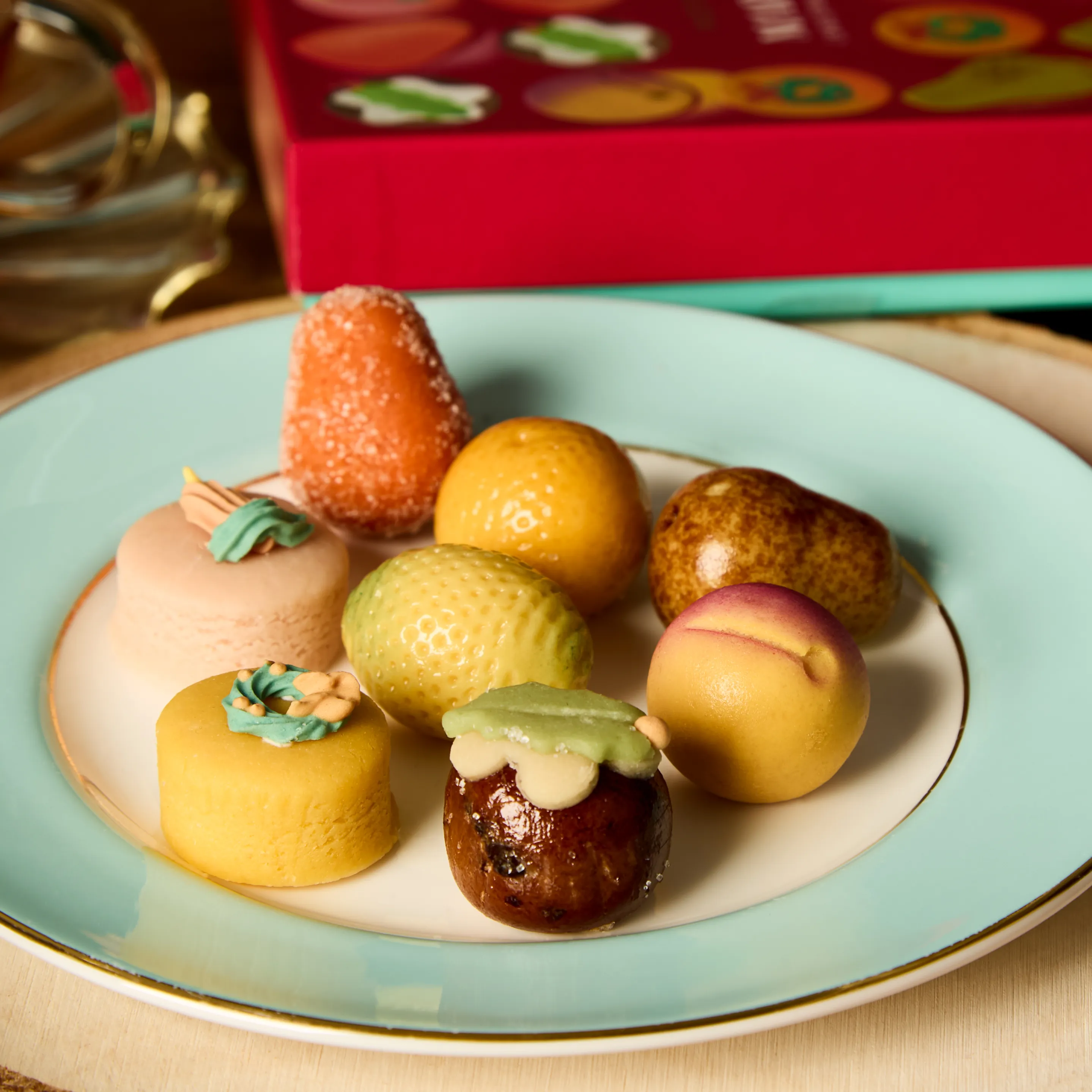 Christmas Marzipan Fruits Selection Box, 275g 3 Christmas Marzipan Fruits Selection Box, 275g