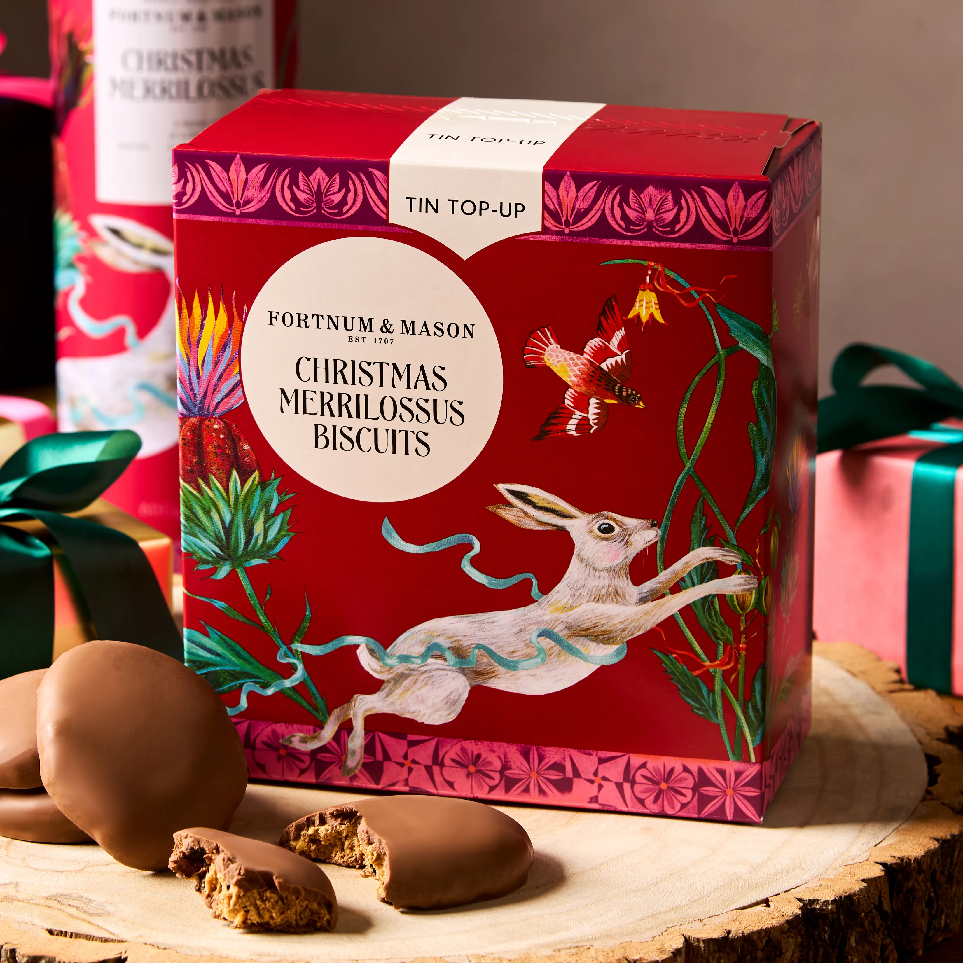 Christmas Merrilossus Biscuit Tin Top-Up, 600g