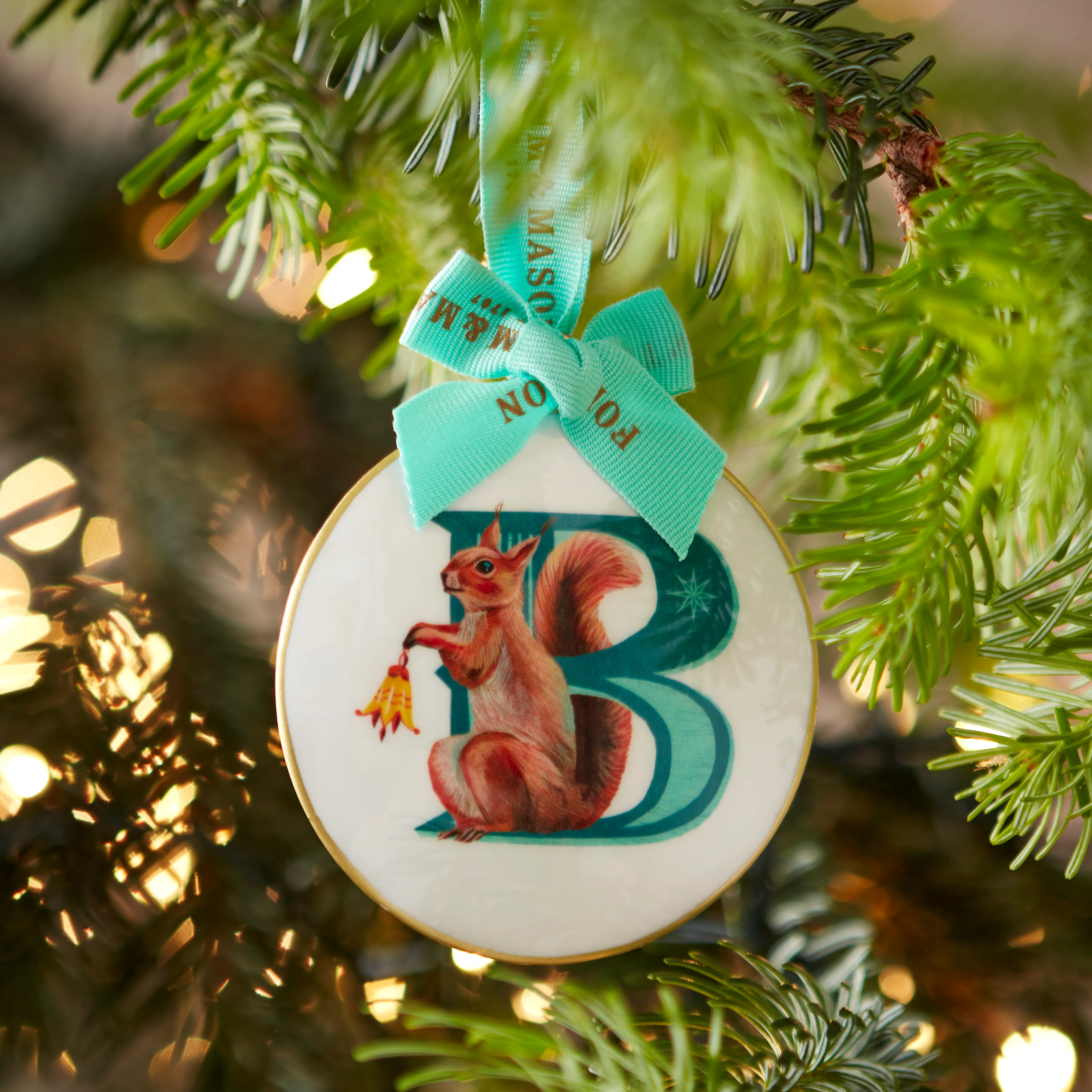 Fortnum's Animal Enamel Alphabet Decoration, B