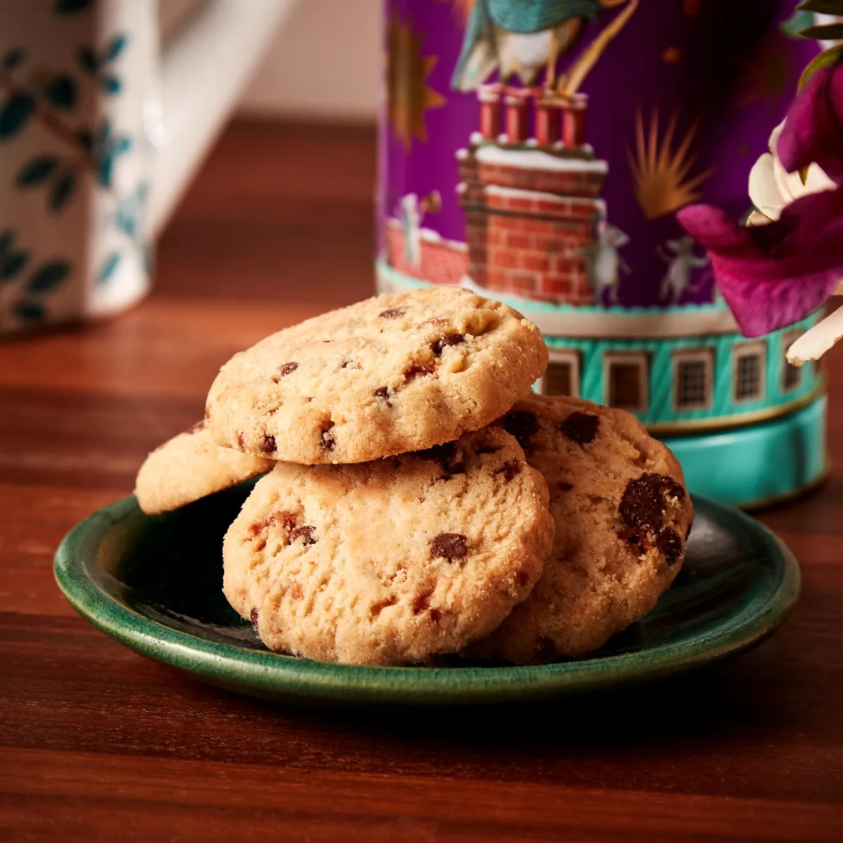 Christmas Mini Merry Go Round Musical Biscuit Tin, 130g 3 Christmas Mini Merry Go Round Musical Biscuit Tin, 130g