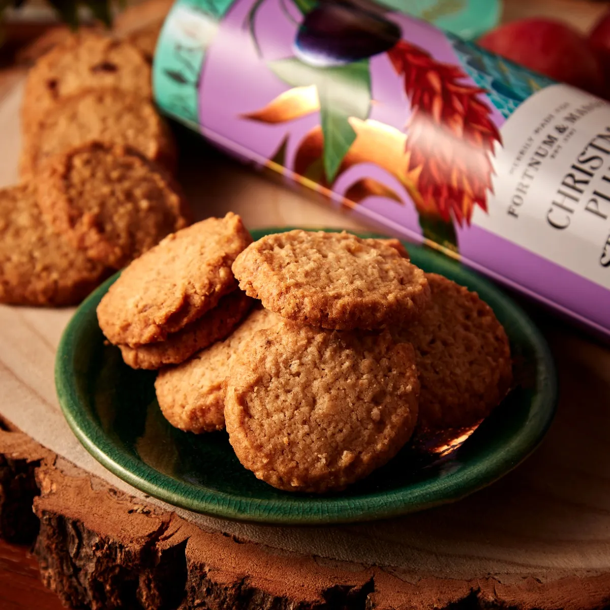 Christmas Plum & Stem Ginger Biscuits, 250g