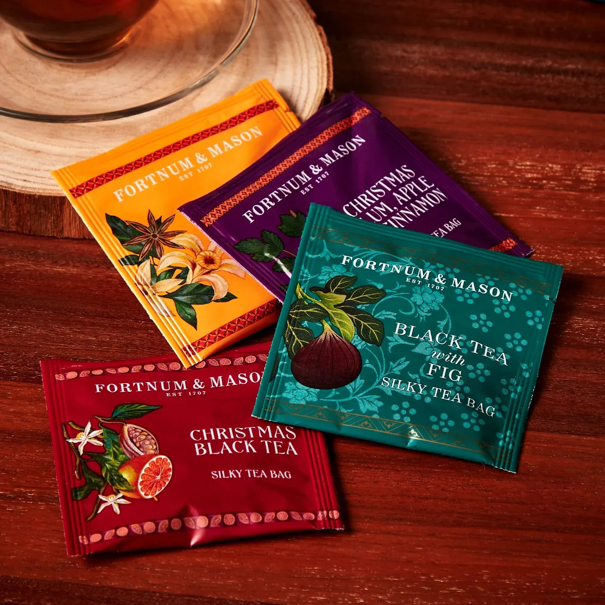 Christmas Tea Selection, 40 Silky Tea Bags, 95g 3 Christmas Tea Selection, 40 Silky Tea Bags, 95g